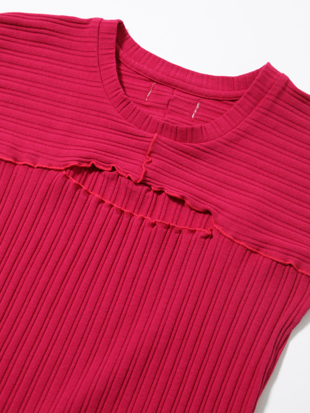 LOVER TOP S/S RIB STRETCH JERSEY AM-C0410