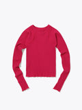 LOVER TOP L/S RIB STRETCH JERSEY AM-C0408