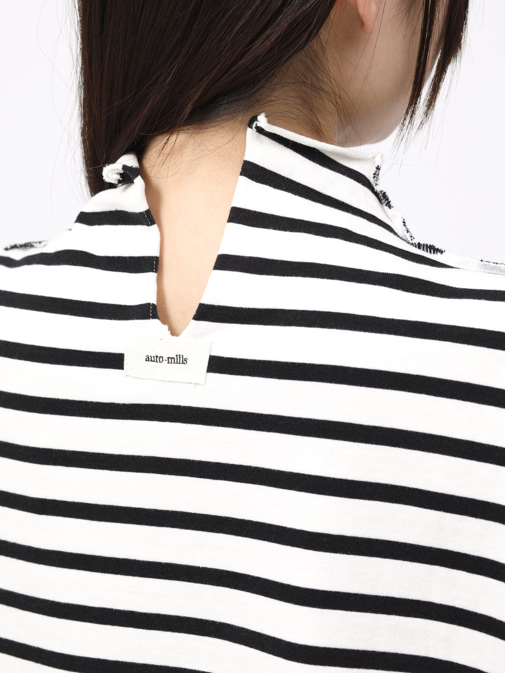 BAGGY N/S TEE COTTON BORDER JERSEY AM-C0407
