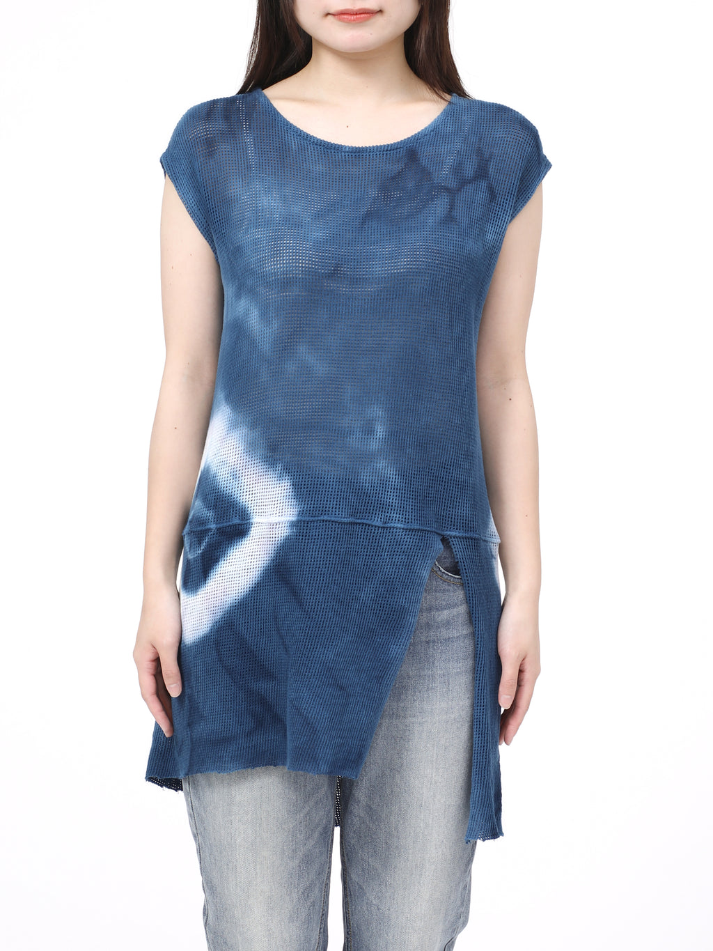 NOMADS N/S TEE COTTON MESH w/TIE DYE AM-C0404