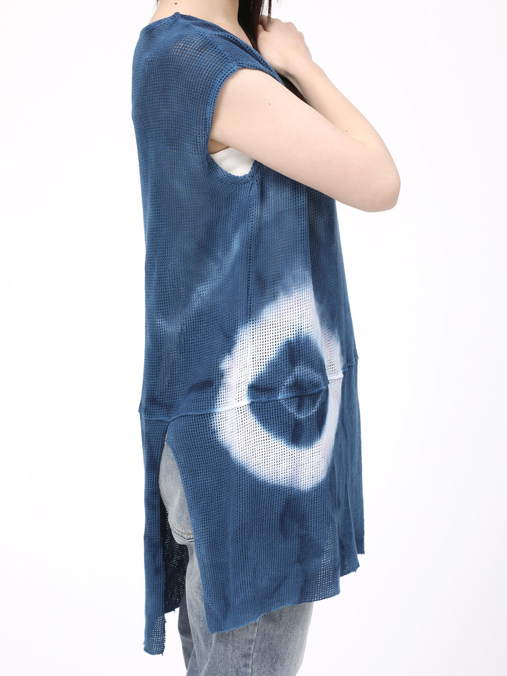 NOMADS N/S TEE COTTON MESH w/TIE DYE AM-C0404