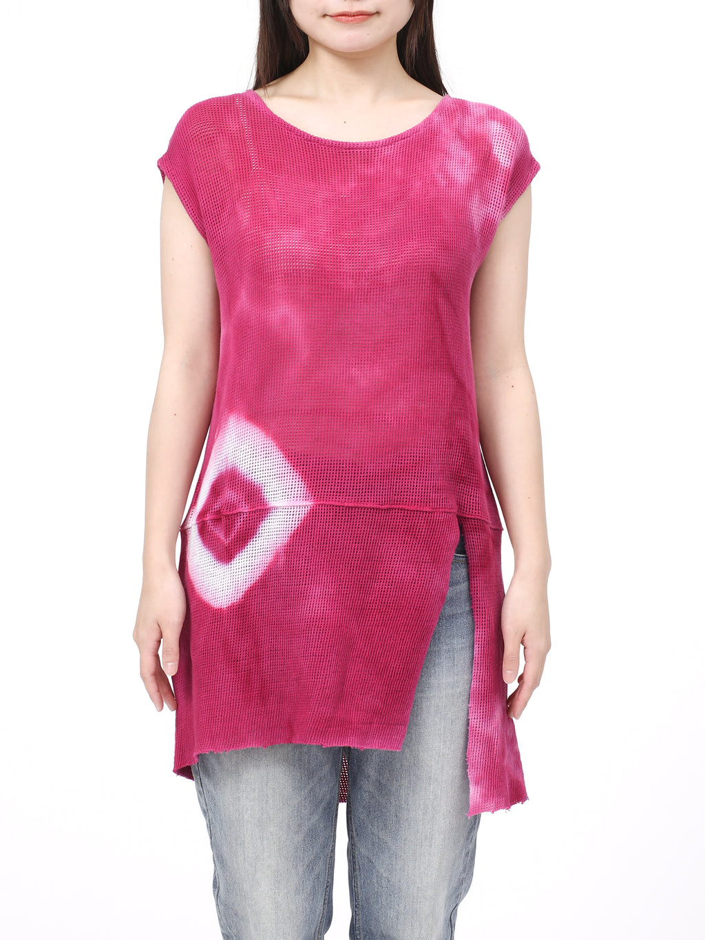 NOMADS N/S TEE COTTON MESH w/TIE DYE AM-C0404