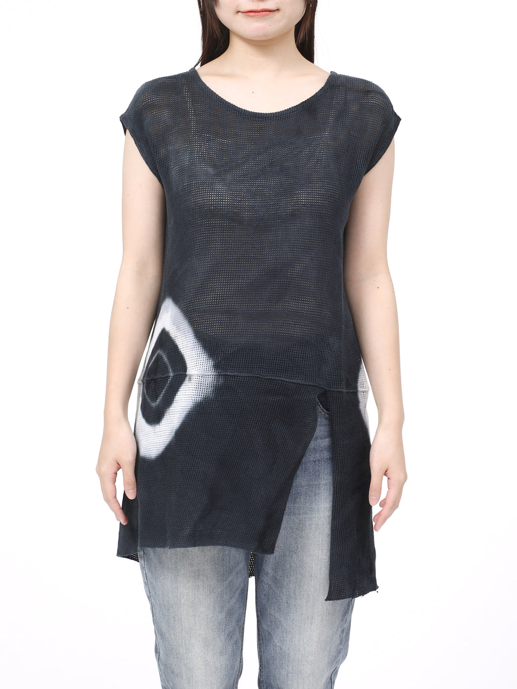NOMADS N/S TEE COTTON MESH w/TIE DYE AM-C0404