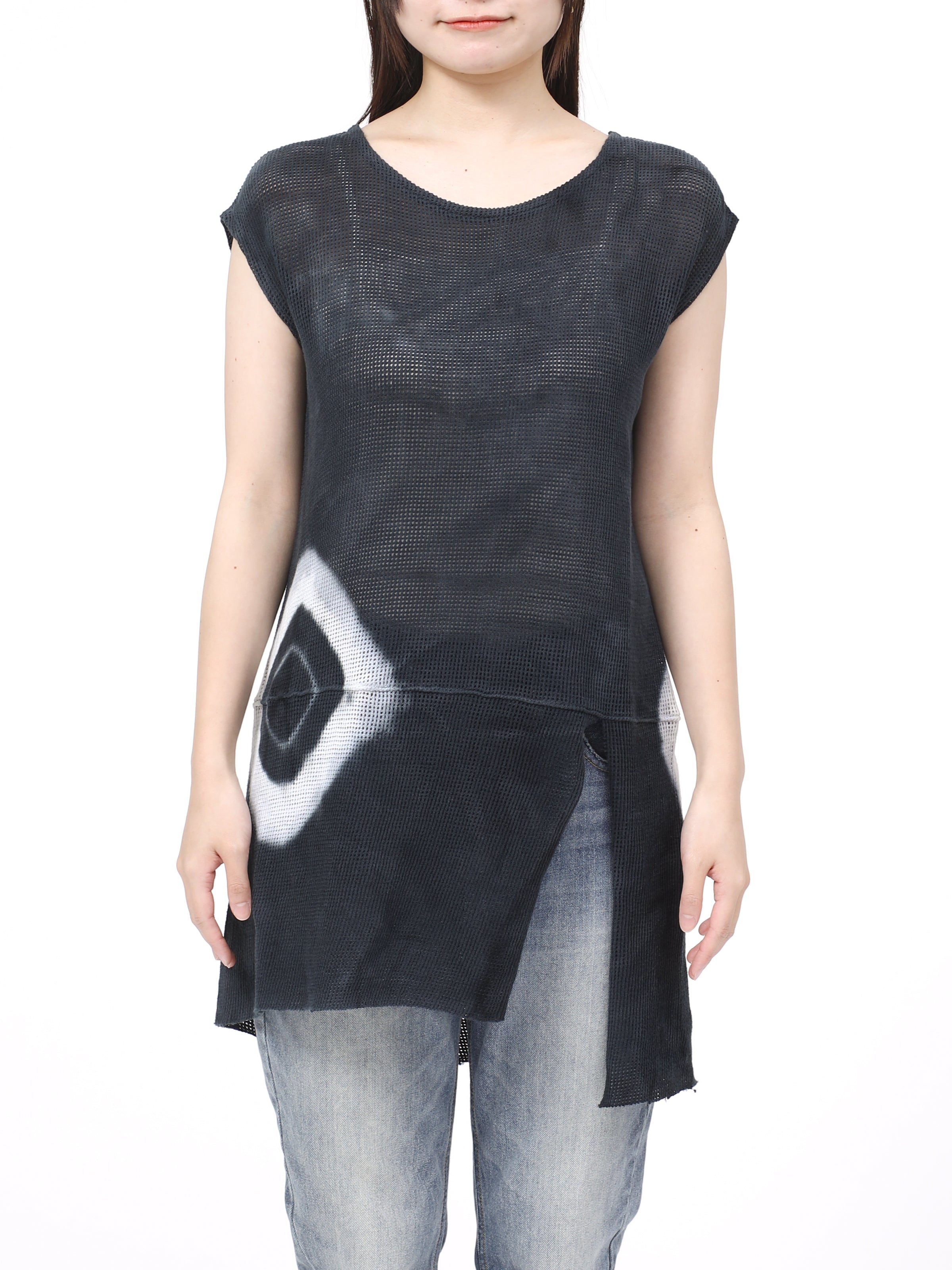 NOMADS N/S TEE COTTON MESH w/TIE DYE AM-C0404