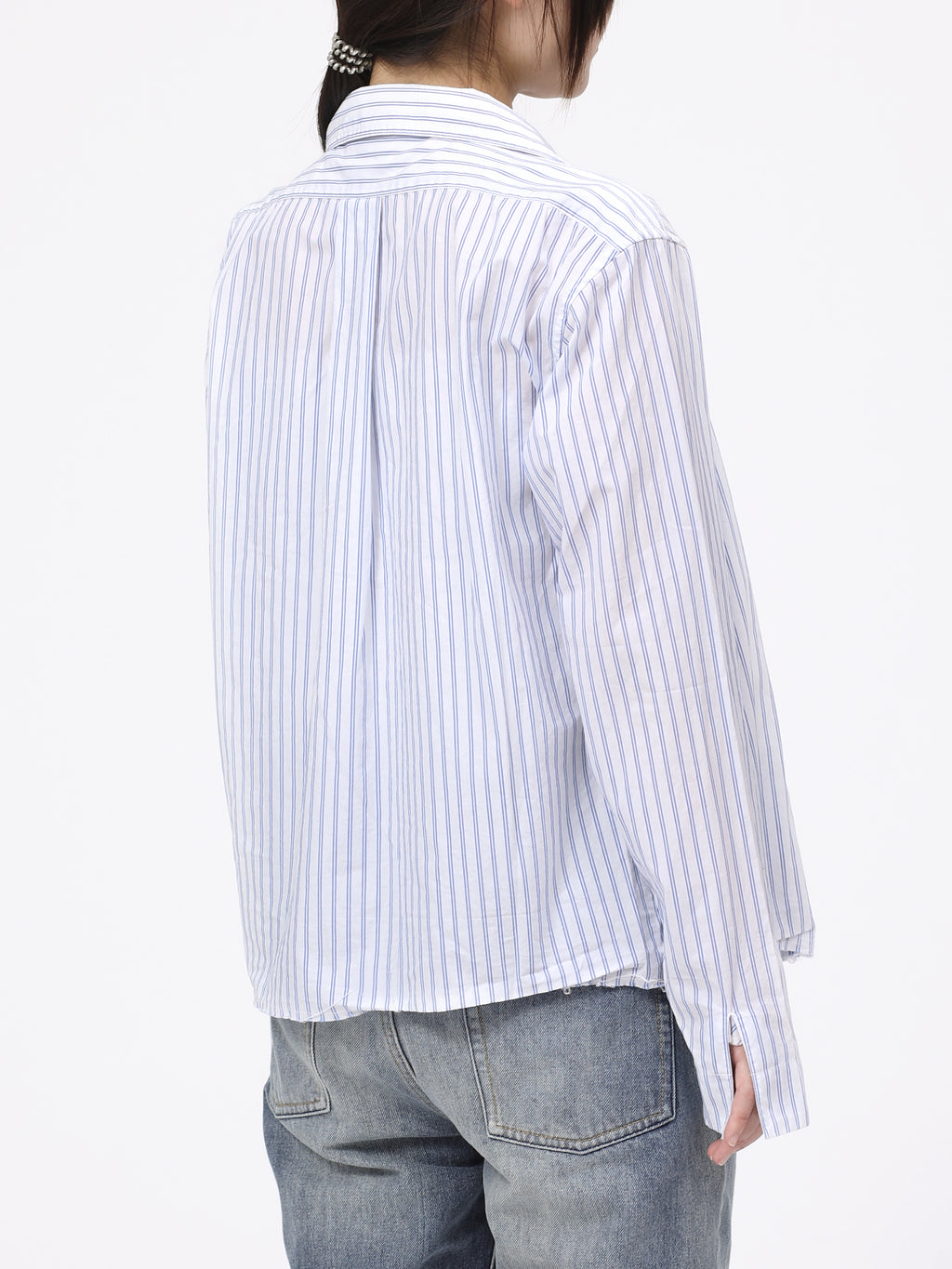 MELLOW SHIRTS COTTON BROAD w/KNITCLOTH  AM-S0401