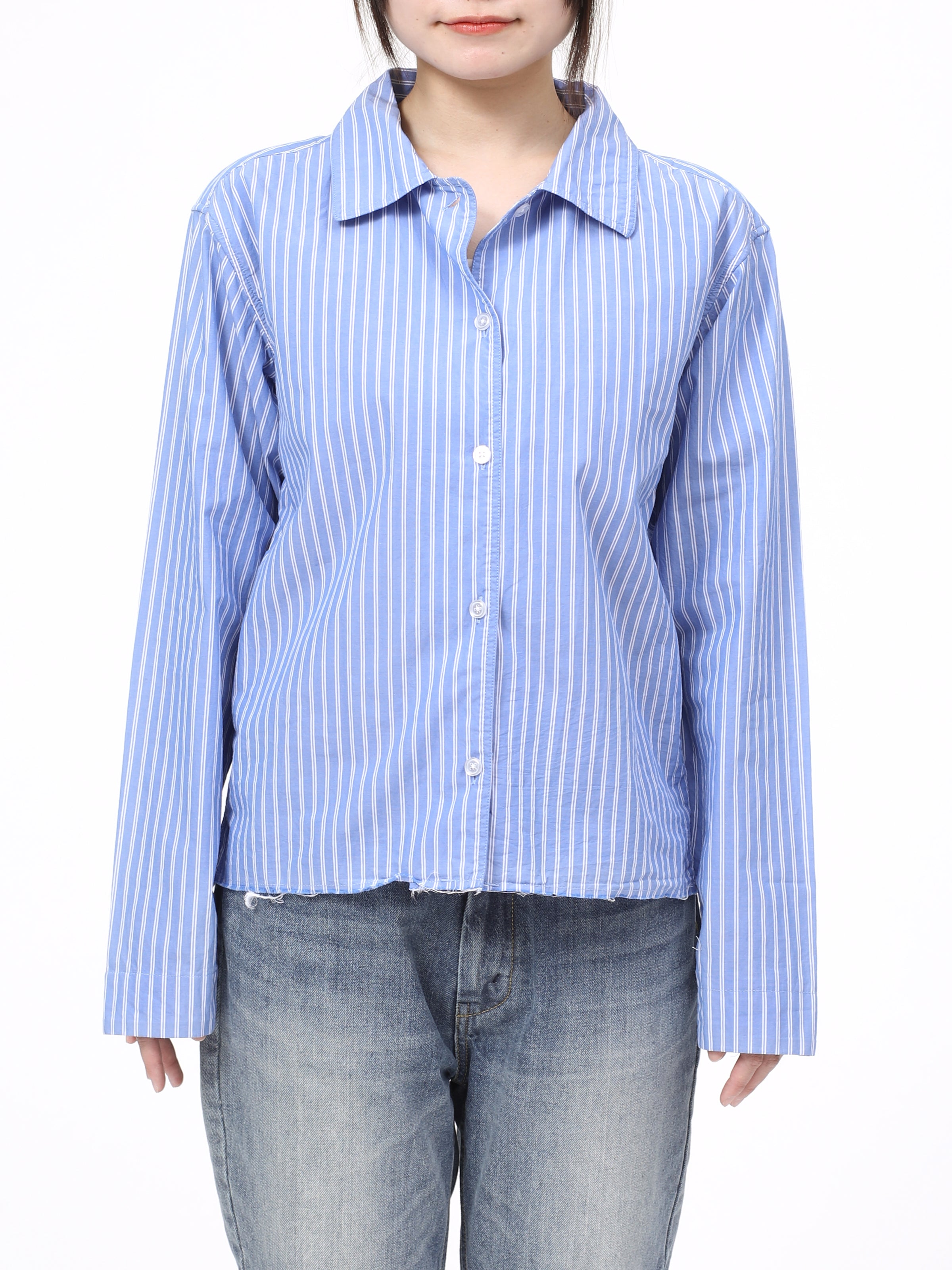 MELLOW SHIRTS COTTON BROAD w/KNITCLOTH  AM-S0401
