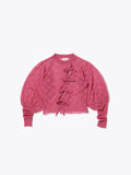 PHAT LACE TOPS LS RAYON MIX YARN AM-K0405
