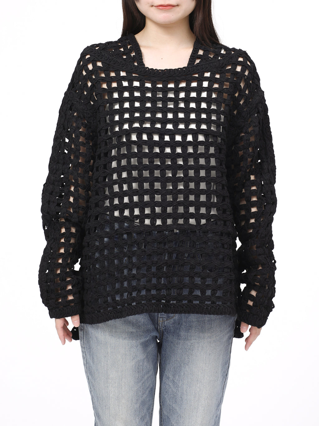 BAGGY BOAT L/S TEE COTTON BRAID AM-K0407