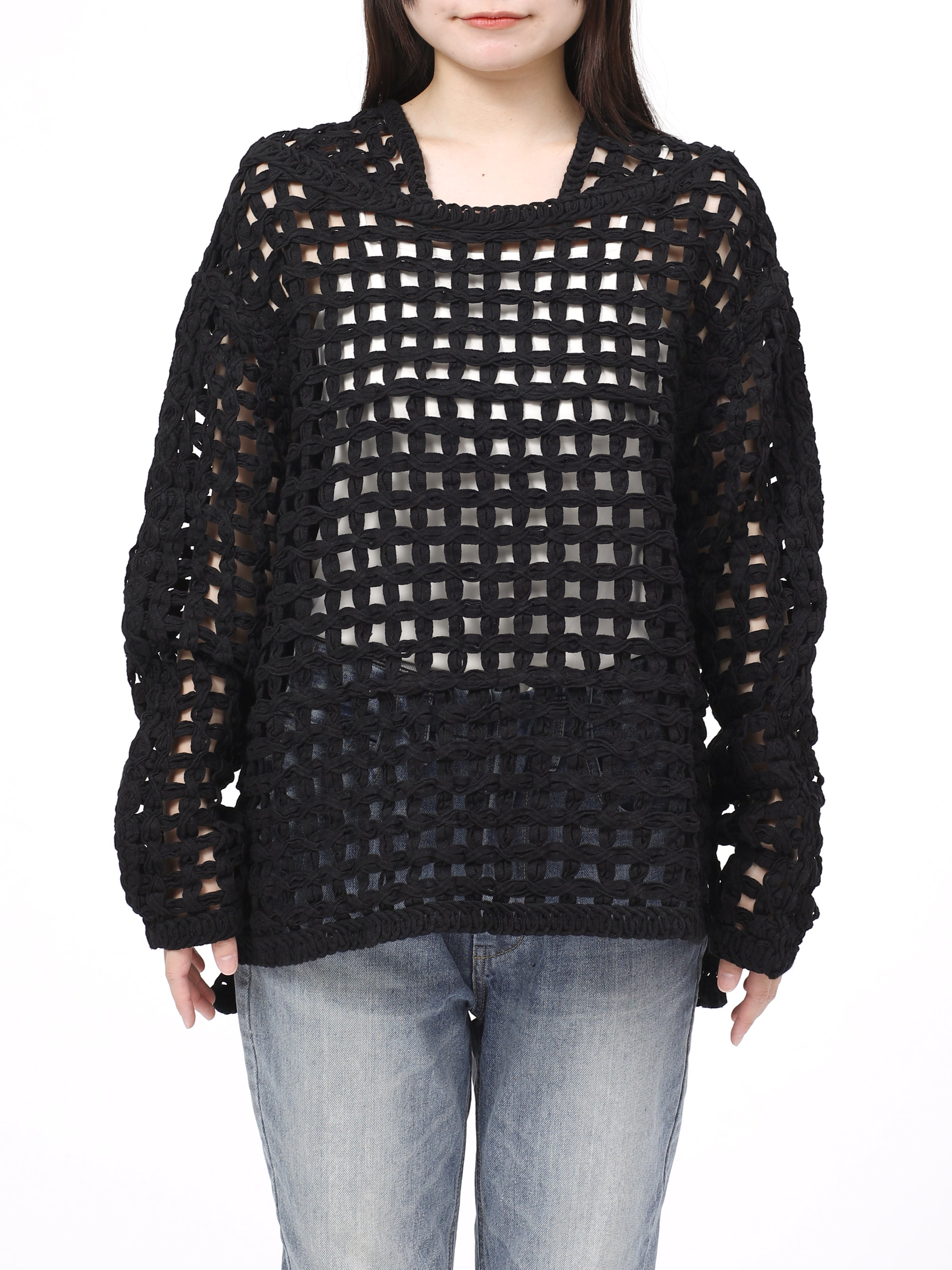 BAGGY BOAT L/S TEE COTTON BRAID AM-K0407