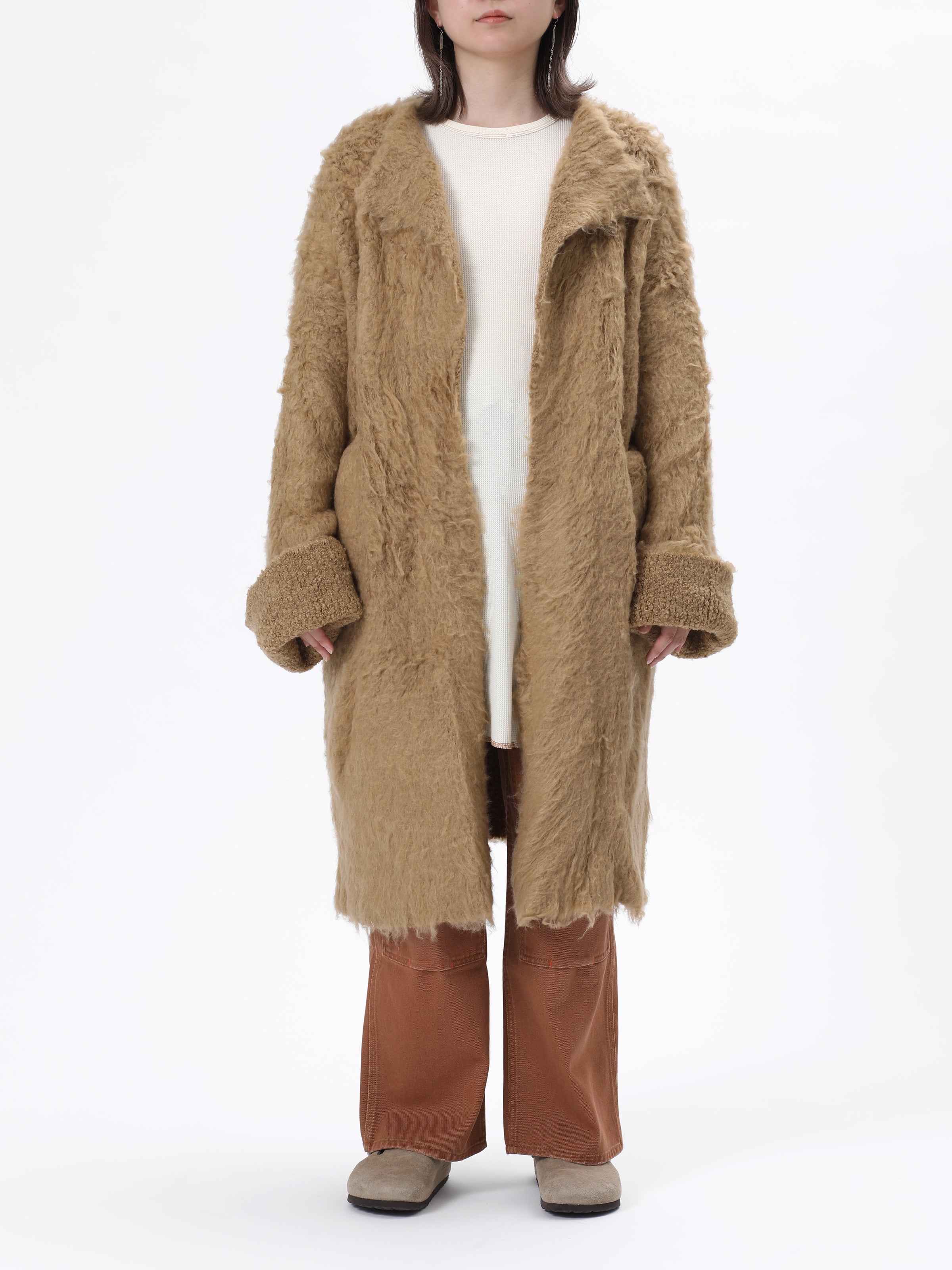 PHAT FUR COAT A/N MIX LOOP YARN AM-K0503