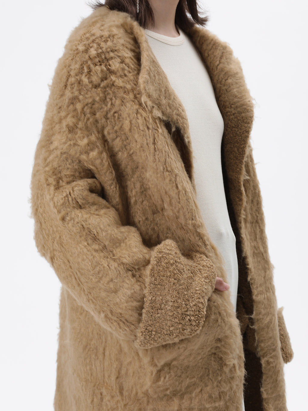 PHAT FUR COAT A/N MIX LOOP YARN AM-K0503