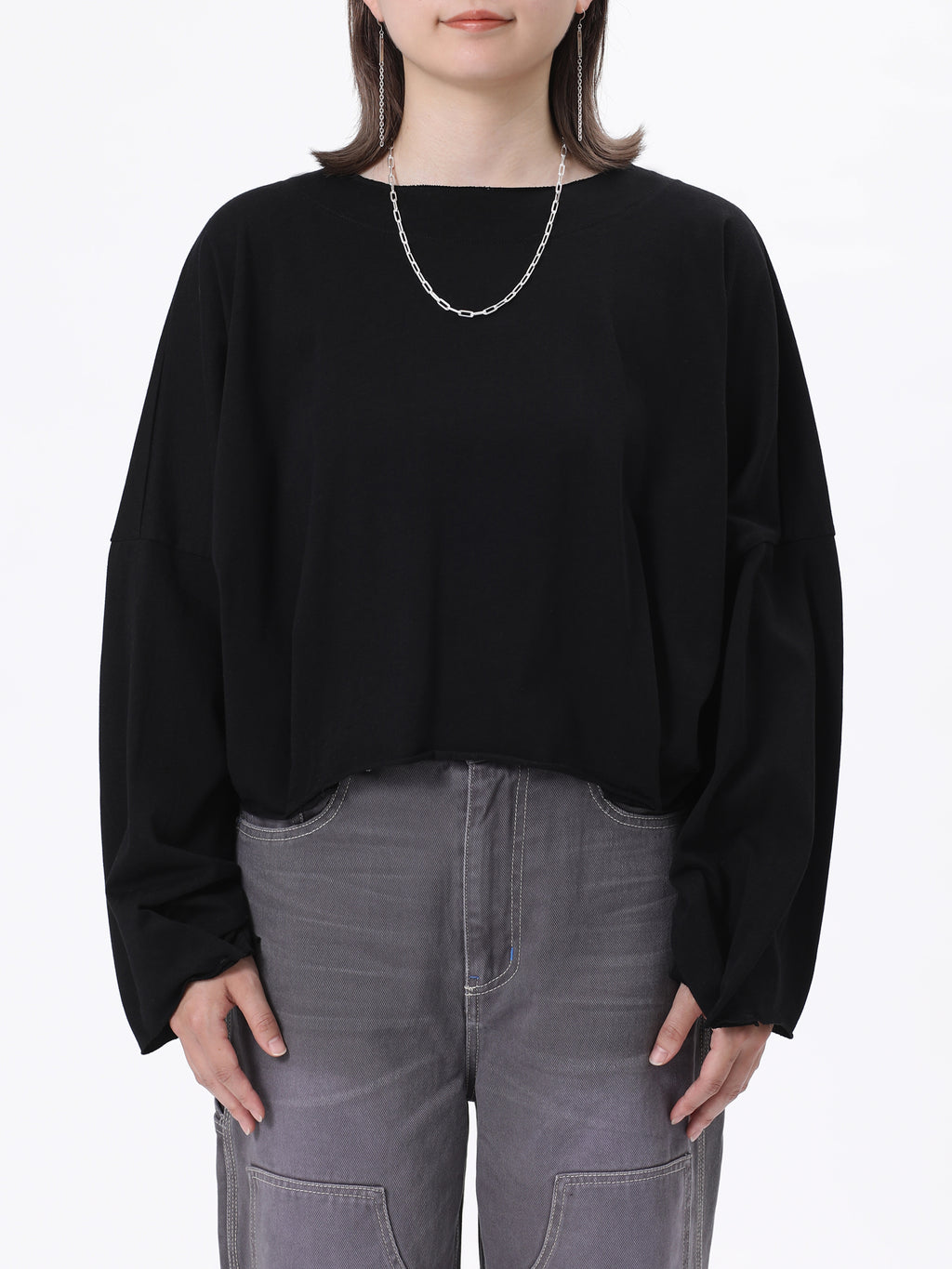 BAGGY BOAT L/S TEE COTTON JERSEY AM-C0503