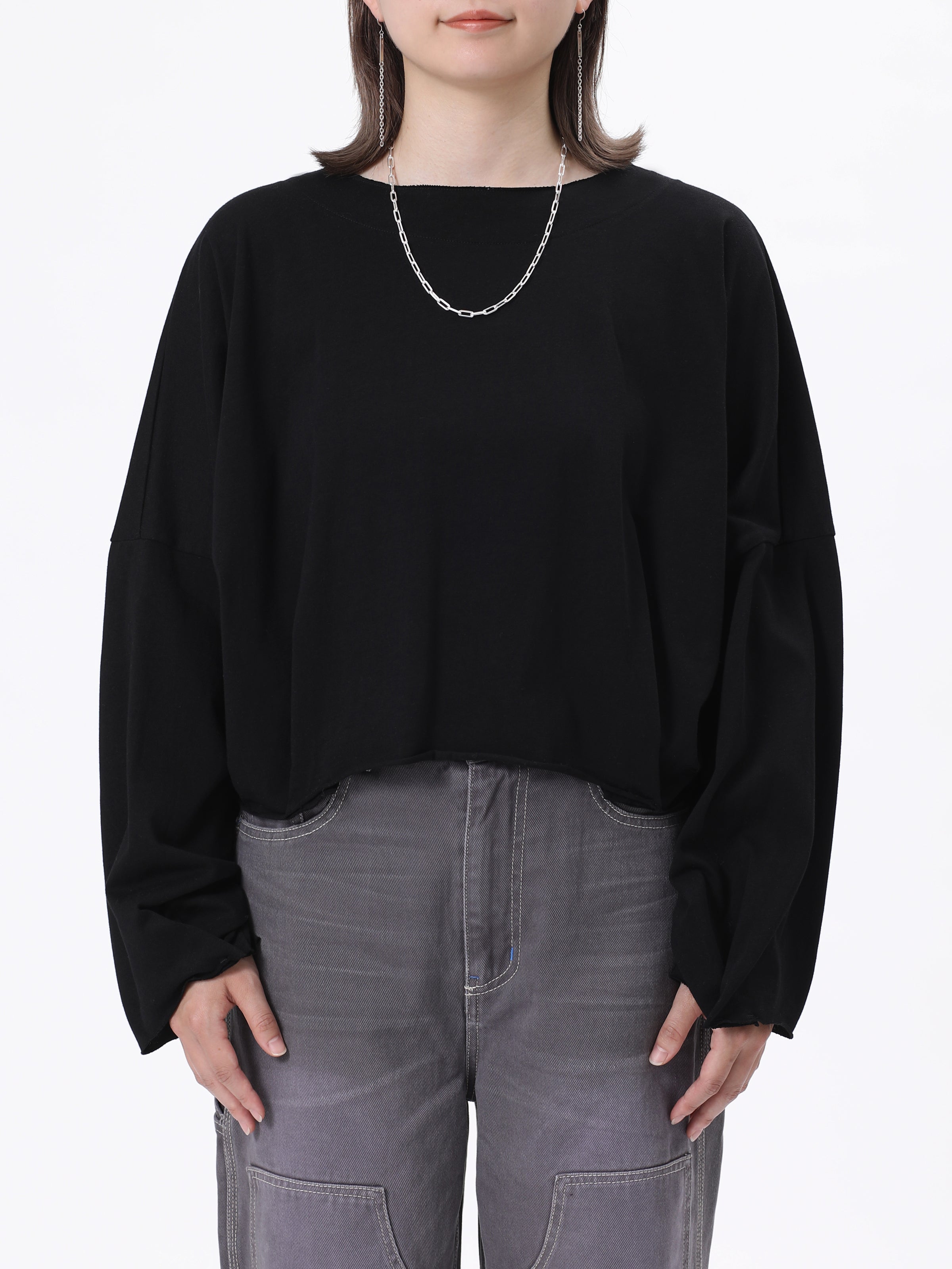 BAGGY BOAT L/S TEE COTTON JERSEY AM-C0503