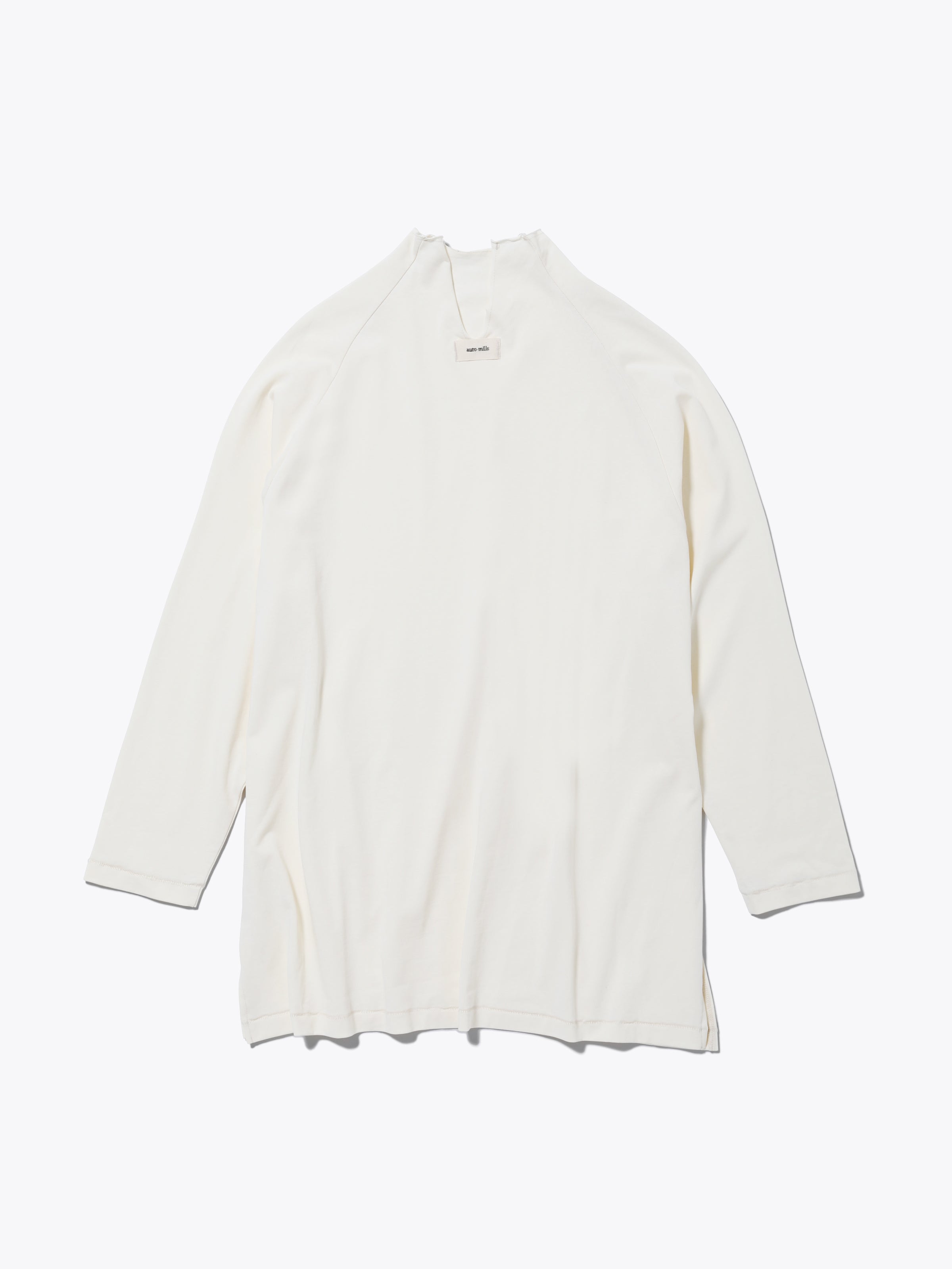 BAGGY HI NECK L/S TEE COTTON JERSEY AM-C0502