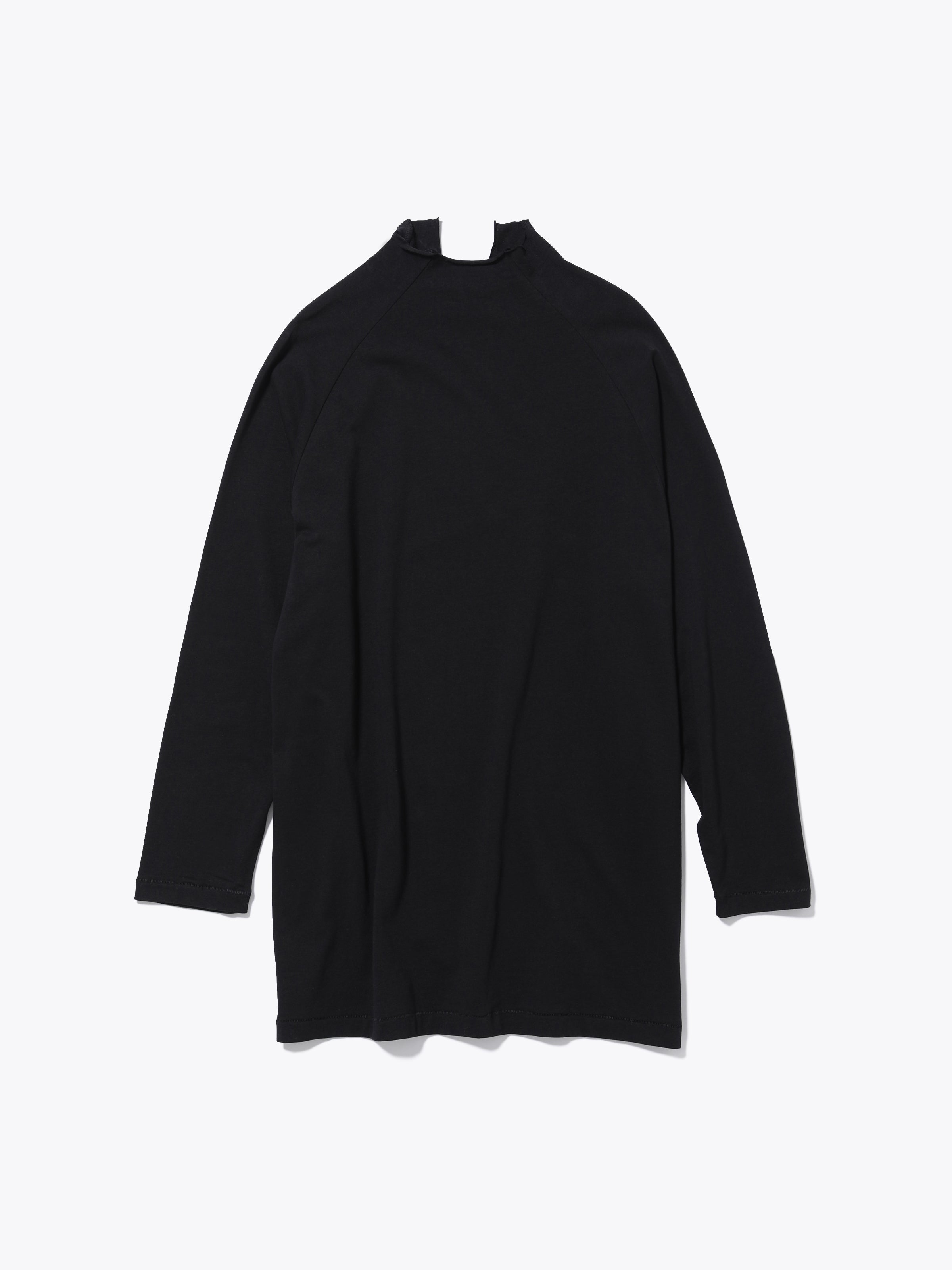 BAGGY HI NECK L/S TEE COTTON JERSEY AM-C0502