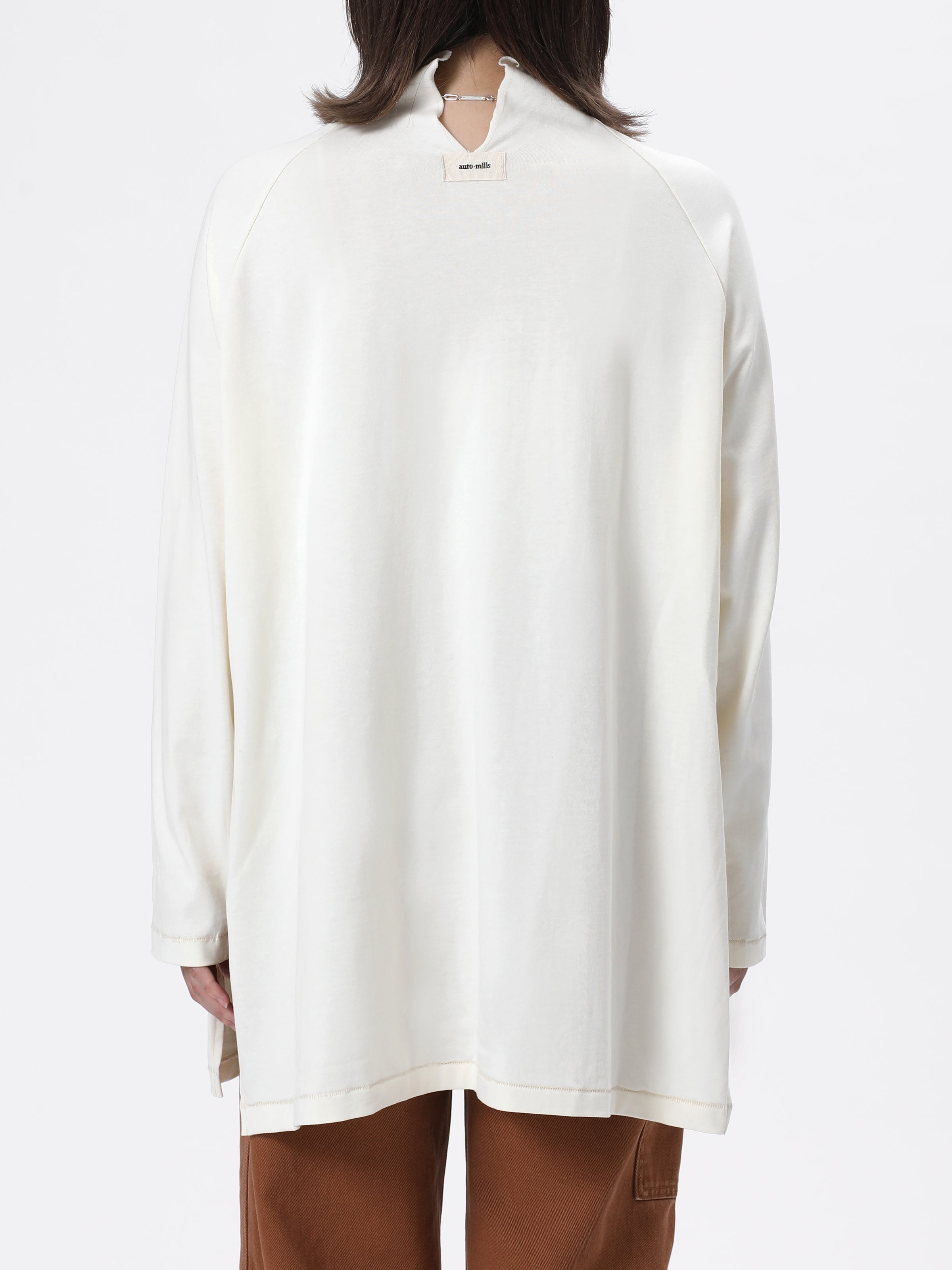 BAGGY HI NECK L/S TEE COTTON JERSEY AM-C0502