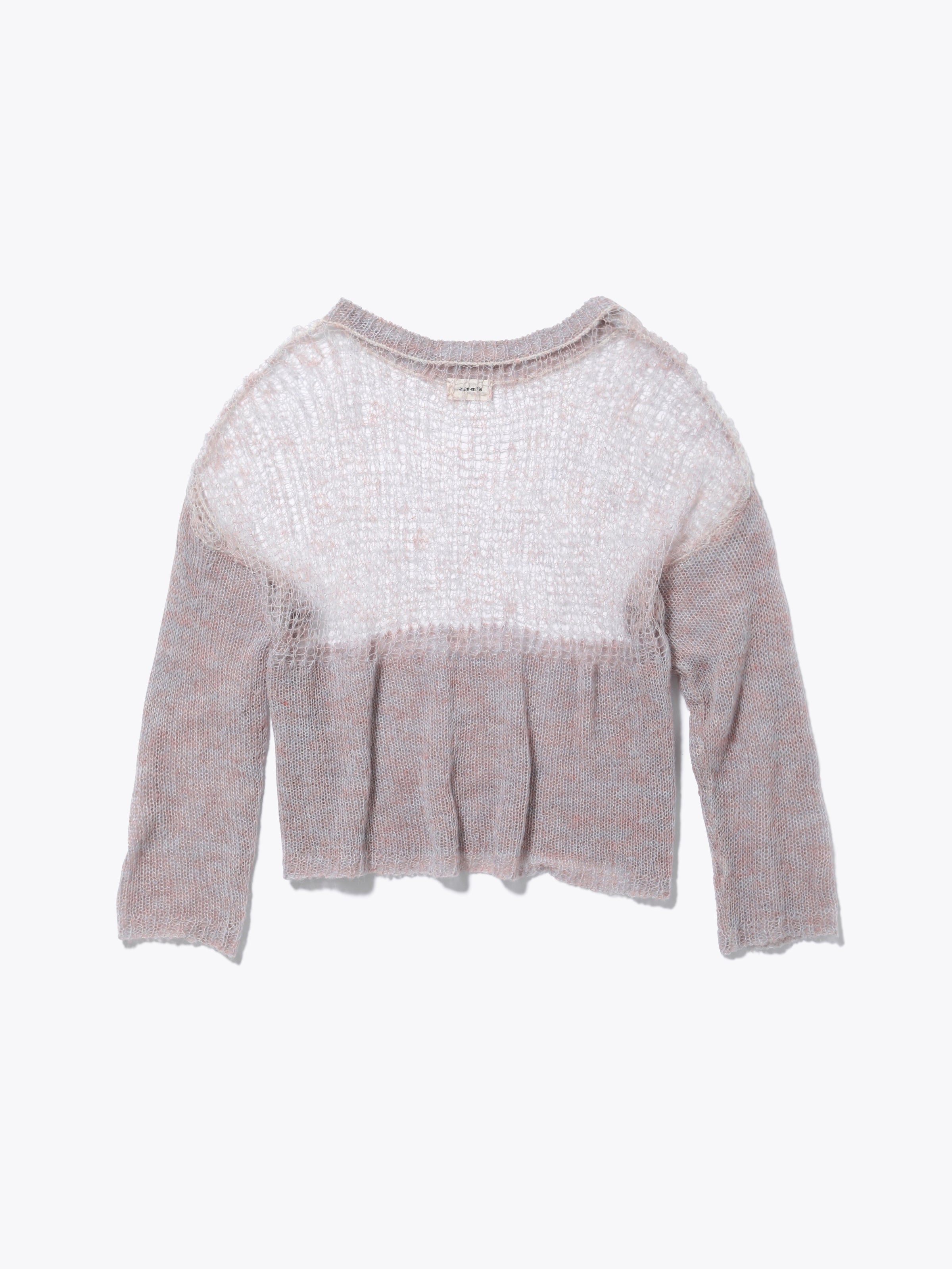 NOMADS TOPS L/S MOHAIR MIX YARN AM-K0507