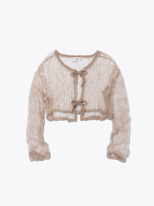 NOMADS CARDIGAN MOHAIR MIX YARN AM-K0506