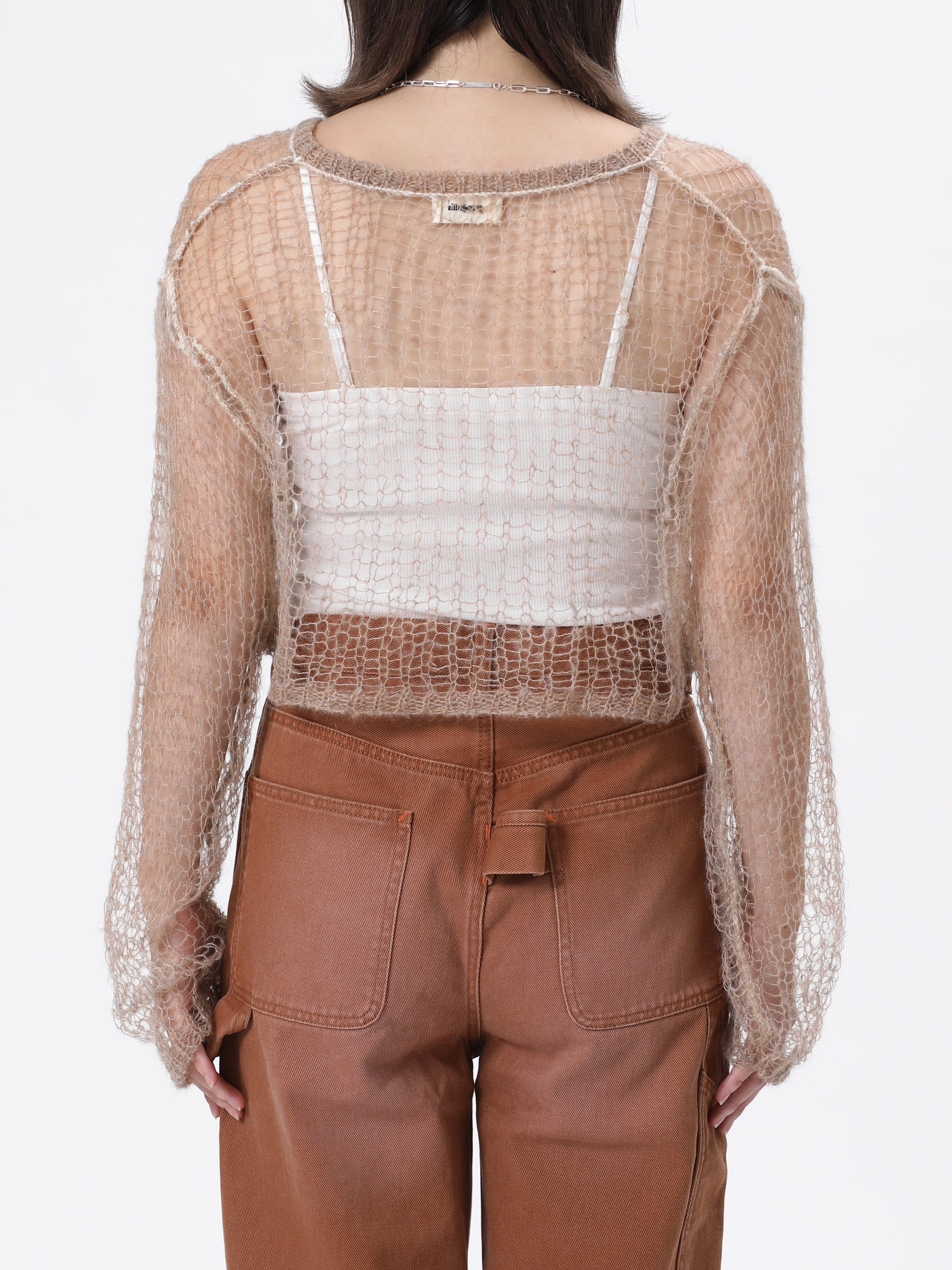 NOMADS CARDIGAN MOHAIR MIX YARN AM-K0506