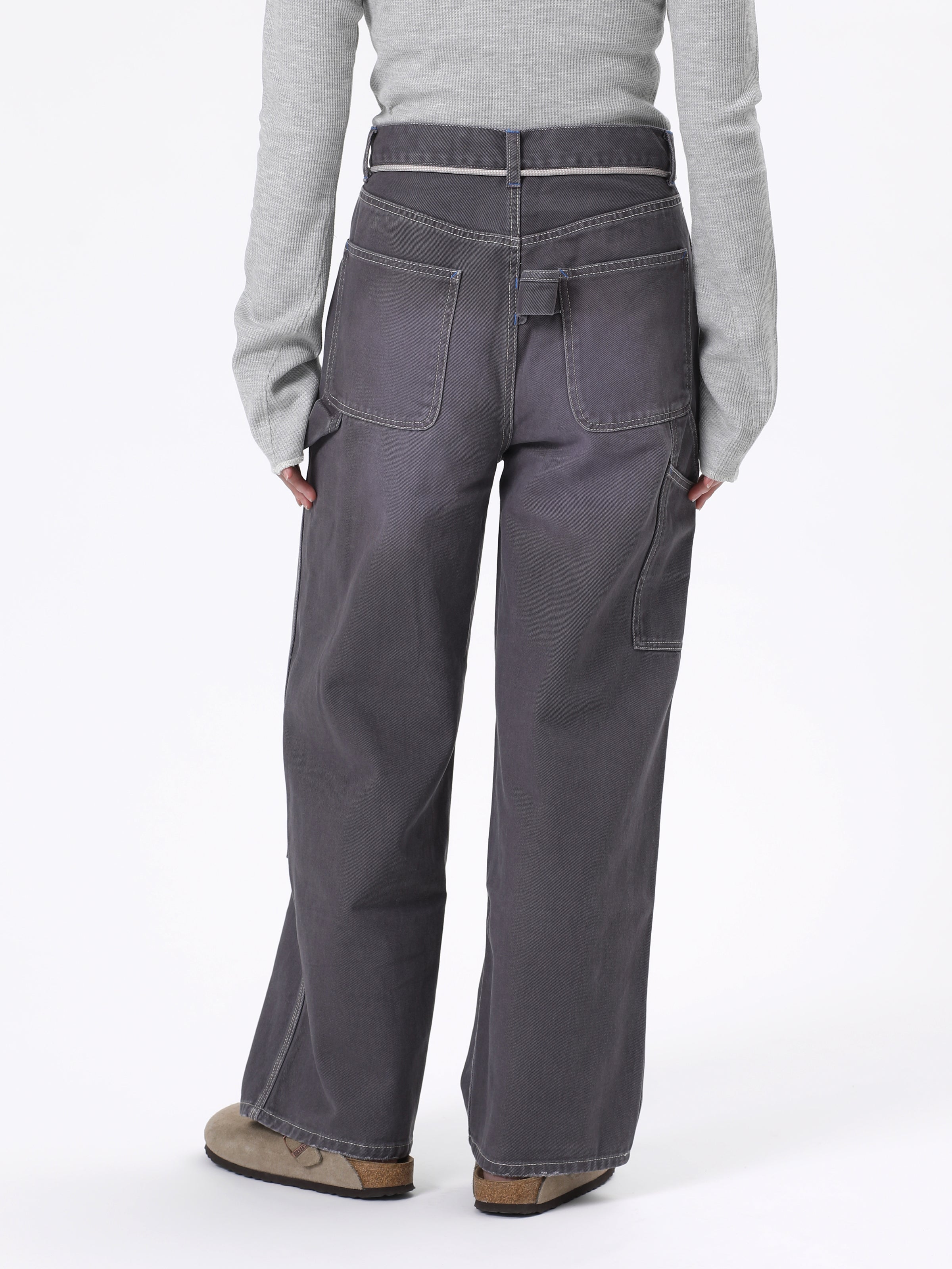 PHAT 5P WIDE PANTS 12.5oz COTTON CANVAS AGED AM-P0502
