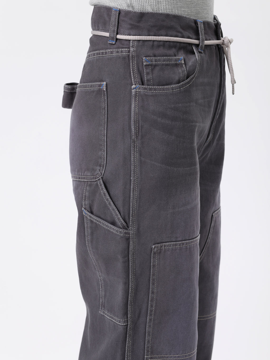 PHAT 5P WIDE PANTS 12.5oz COTTON CANVAS AGED AM-P0502