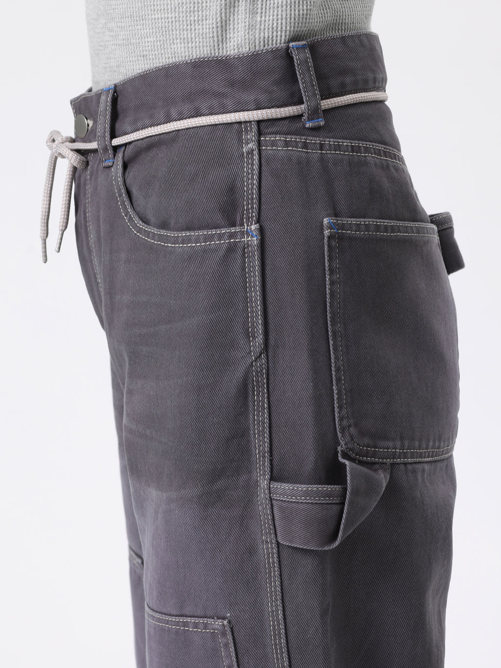 PHAT 5P WIDE PANTS 12.5oz COTTON CANVAS AGED AM-P0502