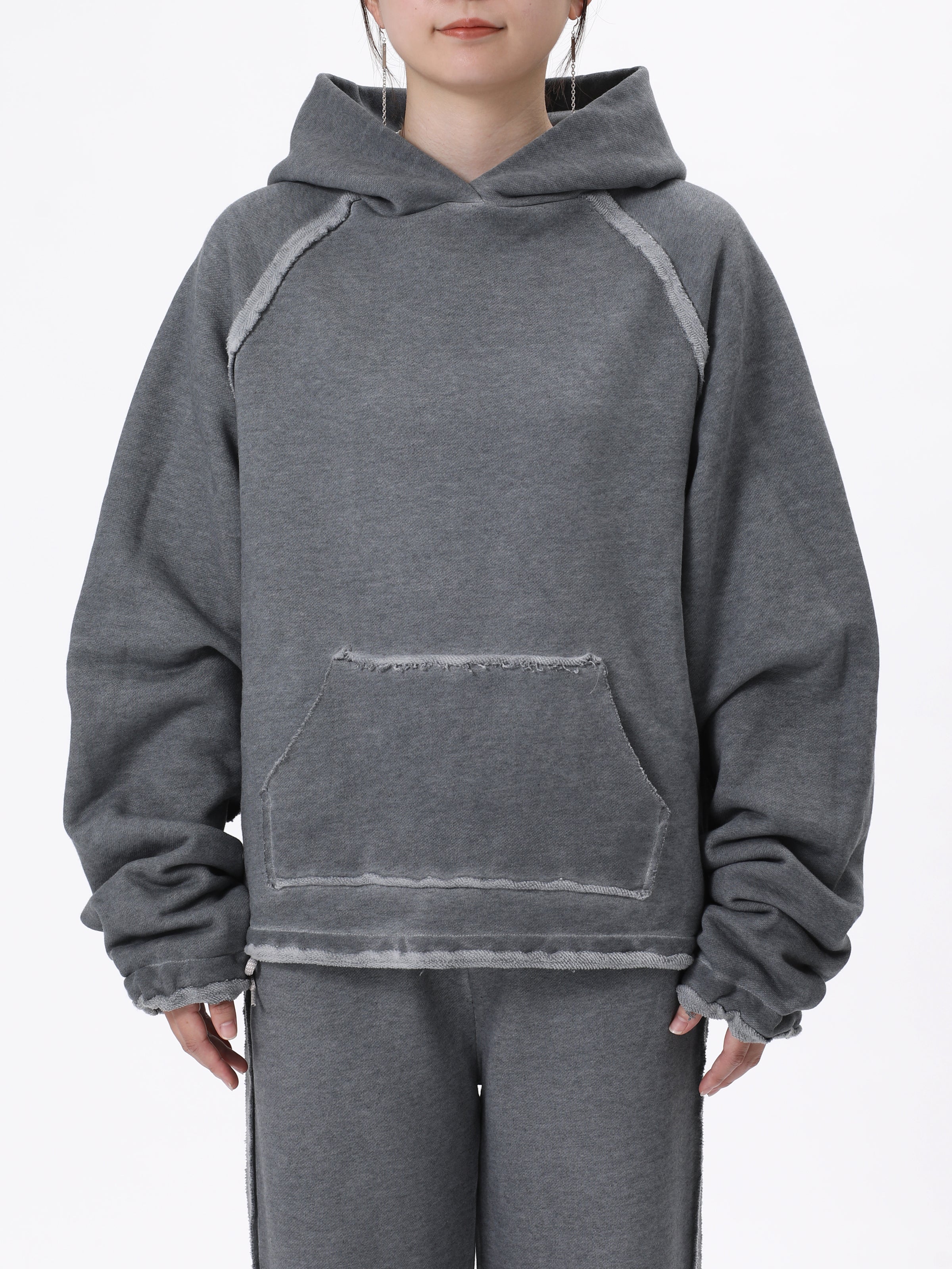 GRATEFUL PULLOVER COTTON SWEAT w/OVERDYED AM-C0501