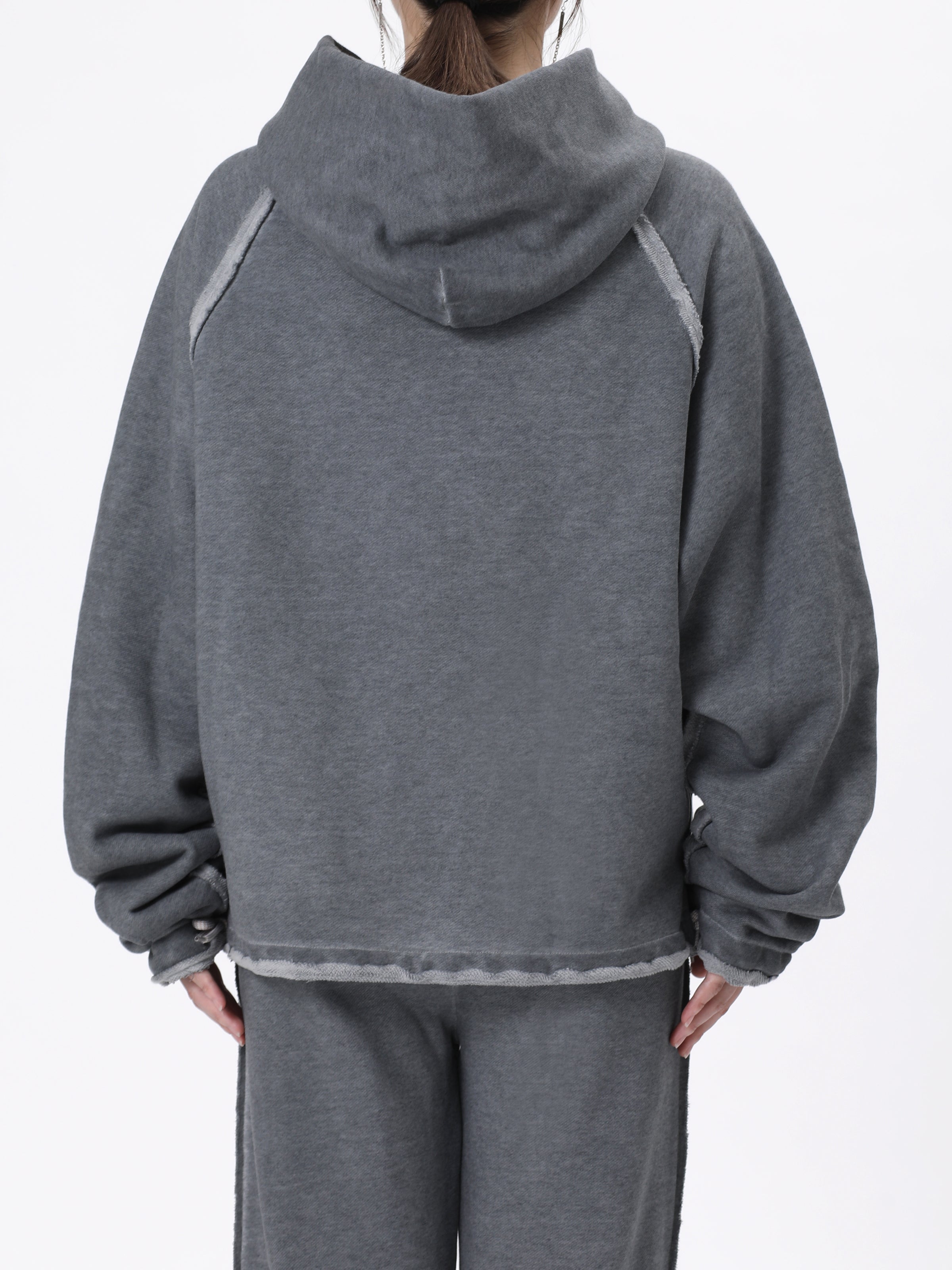 GRATEFUL PULLOVER COTTON SWEAT w/OVERDYED AM-C0501