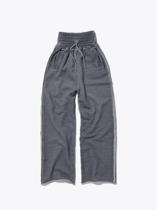 GRATEFUL WIDE PANTS COTTON SWEAT w/OVERDYED AM-P0503