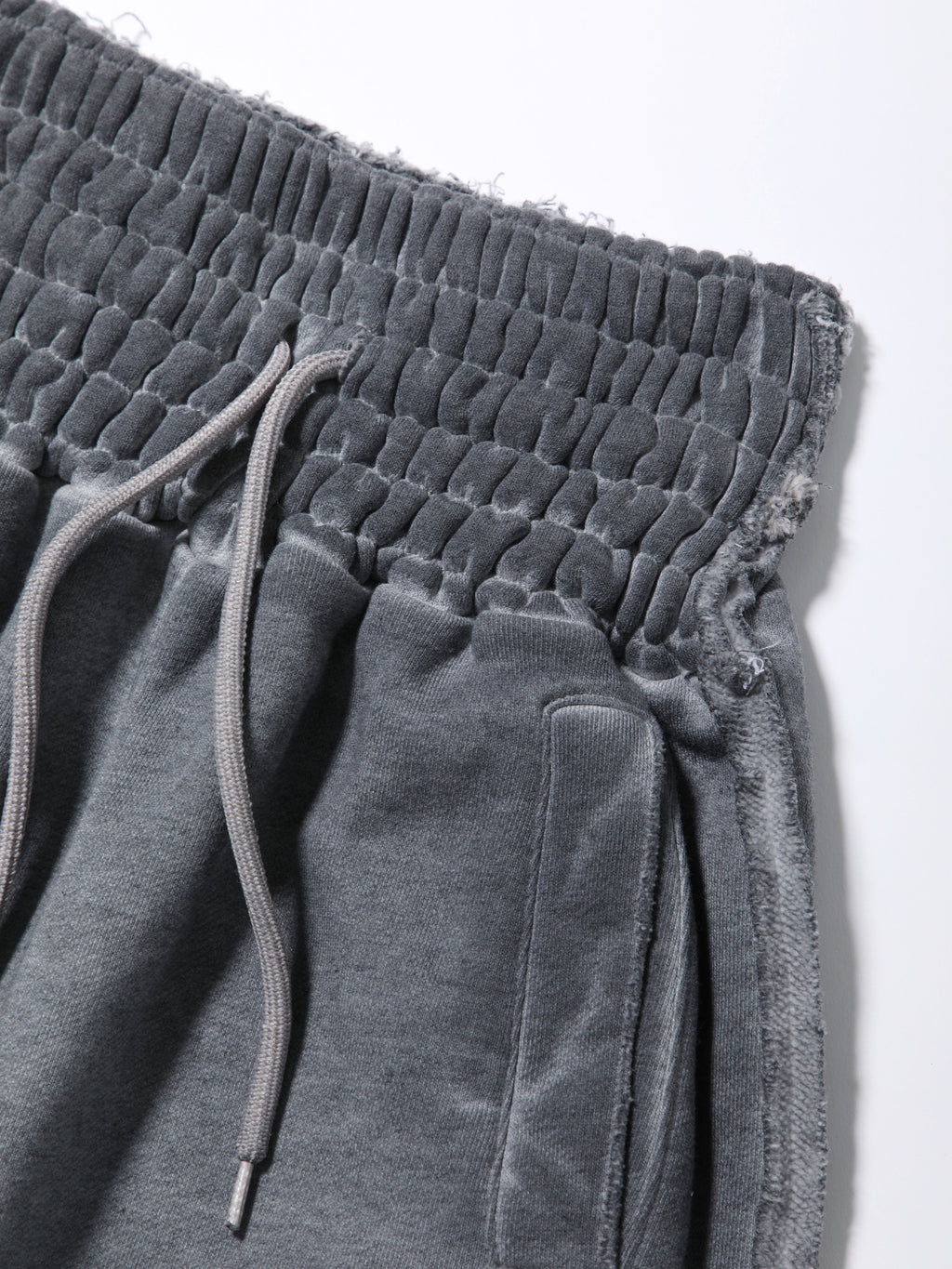 GRATEFUL WIDE PANTS COTTON SWEAT w/OVERDYED AM-P0503