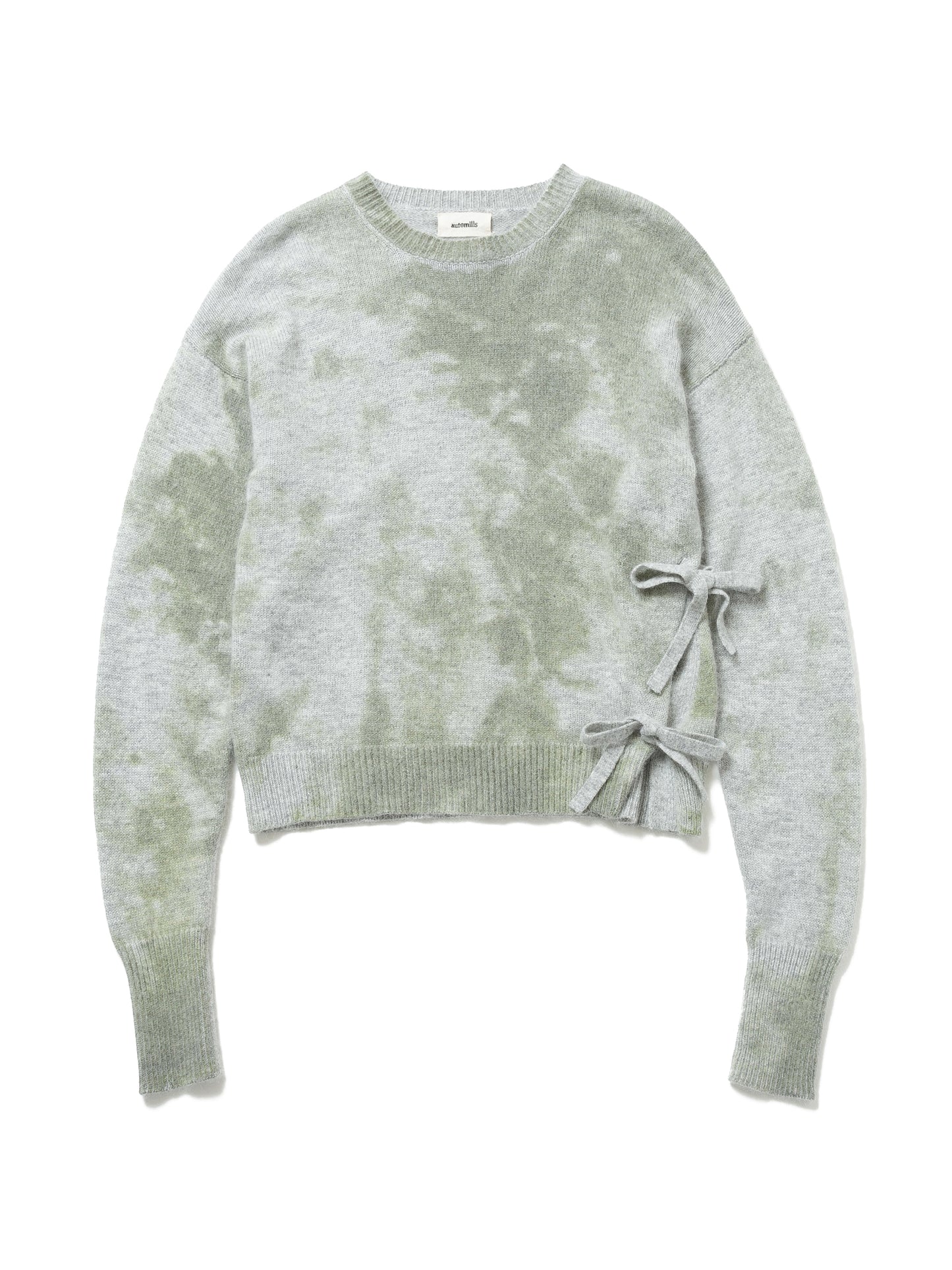 GRATEFUL SWEATER IMITATION TIE DYED PRINTED KNIT AM-K0105 Gray