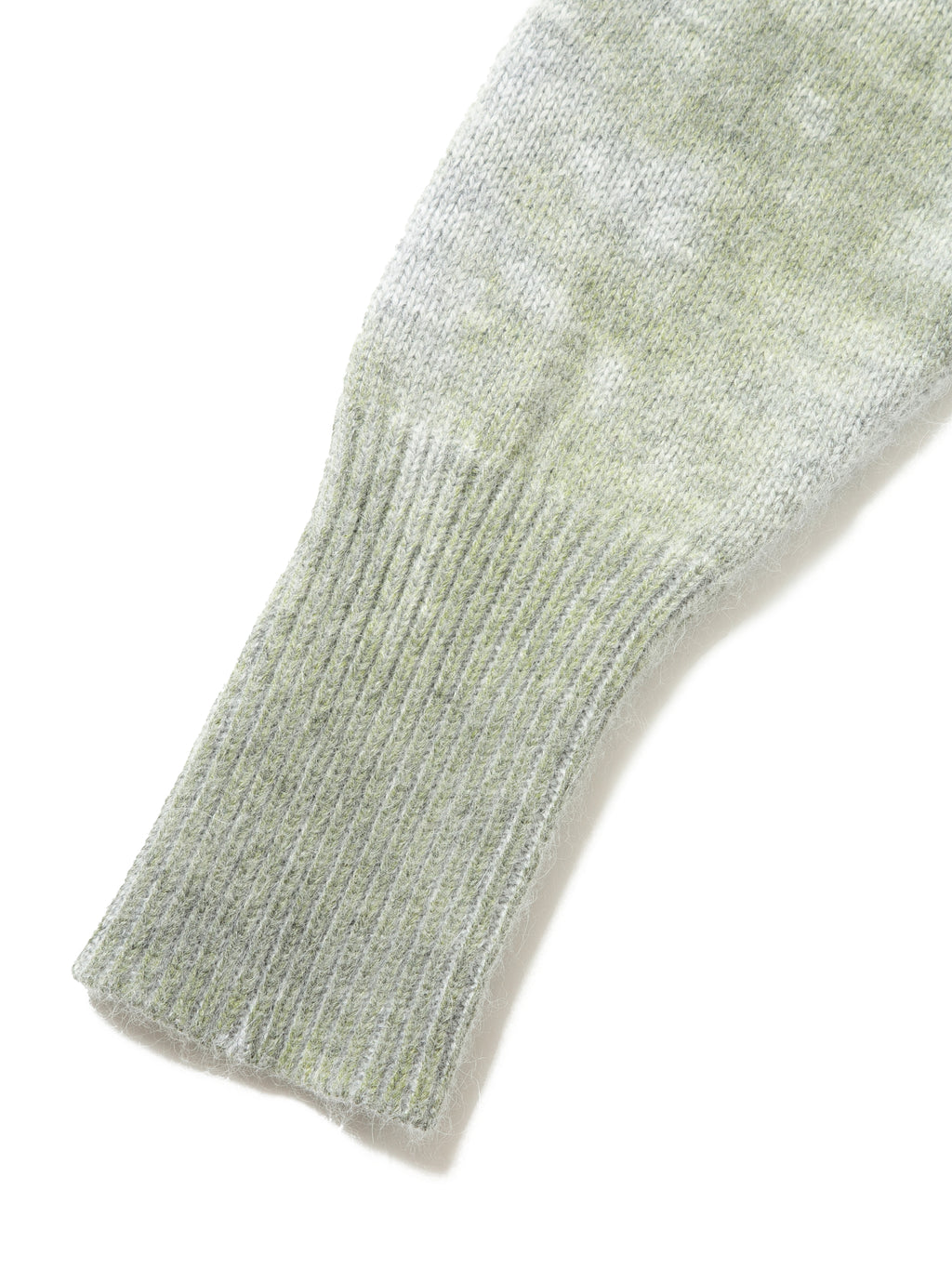 GRATEFUL SWEATER IMITATION TIE DYED PRINTED KNIT AM-K0105 Gray