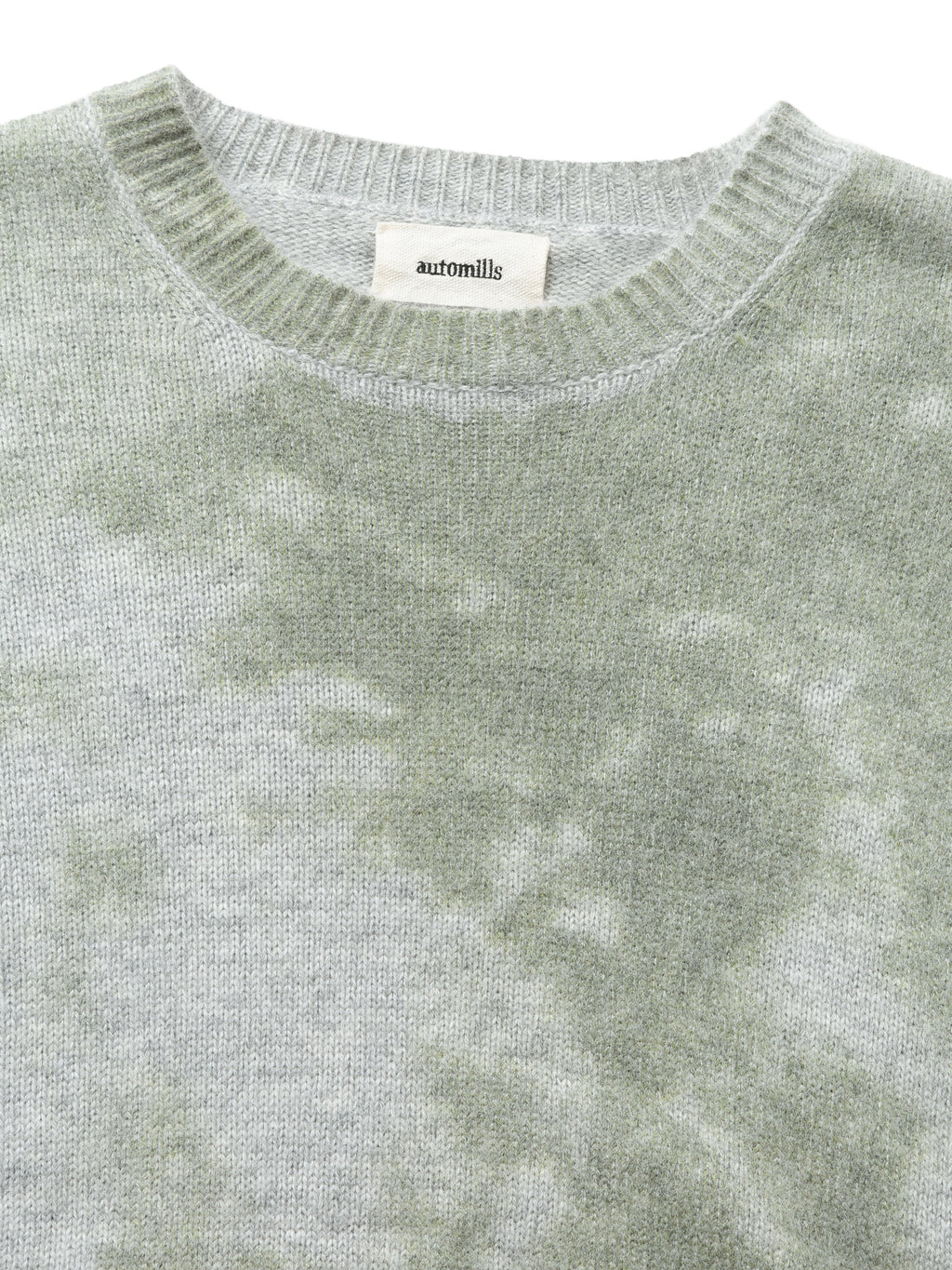 GRATEFUL SWEATER IMITATION TIE DYED PRINTED KNIT AM-K0105 Gray