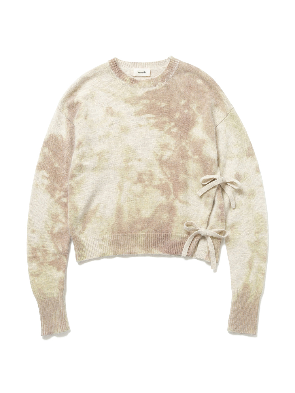 GRATEFUL SWEATER IMITATION TIE DYED PRINTED KNIT AM-K0105 Beige