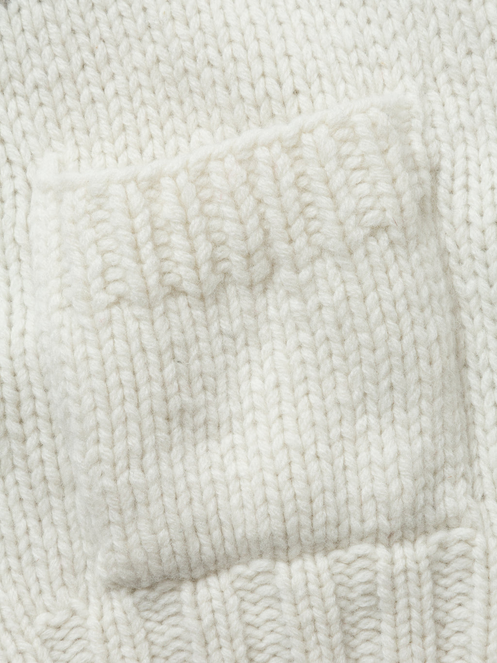 NOMADS CARDIGAN FAIR ISLE  PATTERN  HAND MADE KNIT AM-K0109 O.White