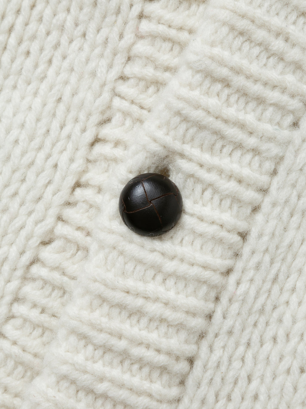 NOMADS CARDIGAN  HAND MADE WOOL KNIT AM-K0111 O.White