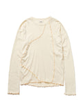 LOVER L/S TEE ORGANIC COTTON STRETCH JERSEY AM-C0101 Cream