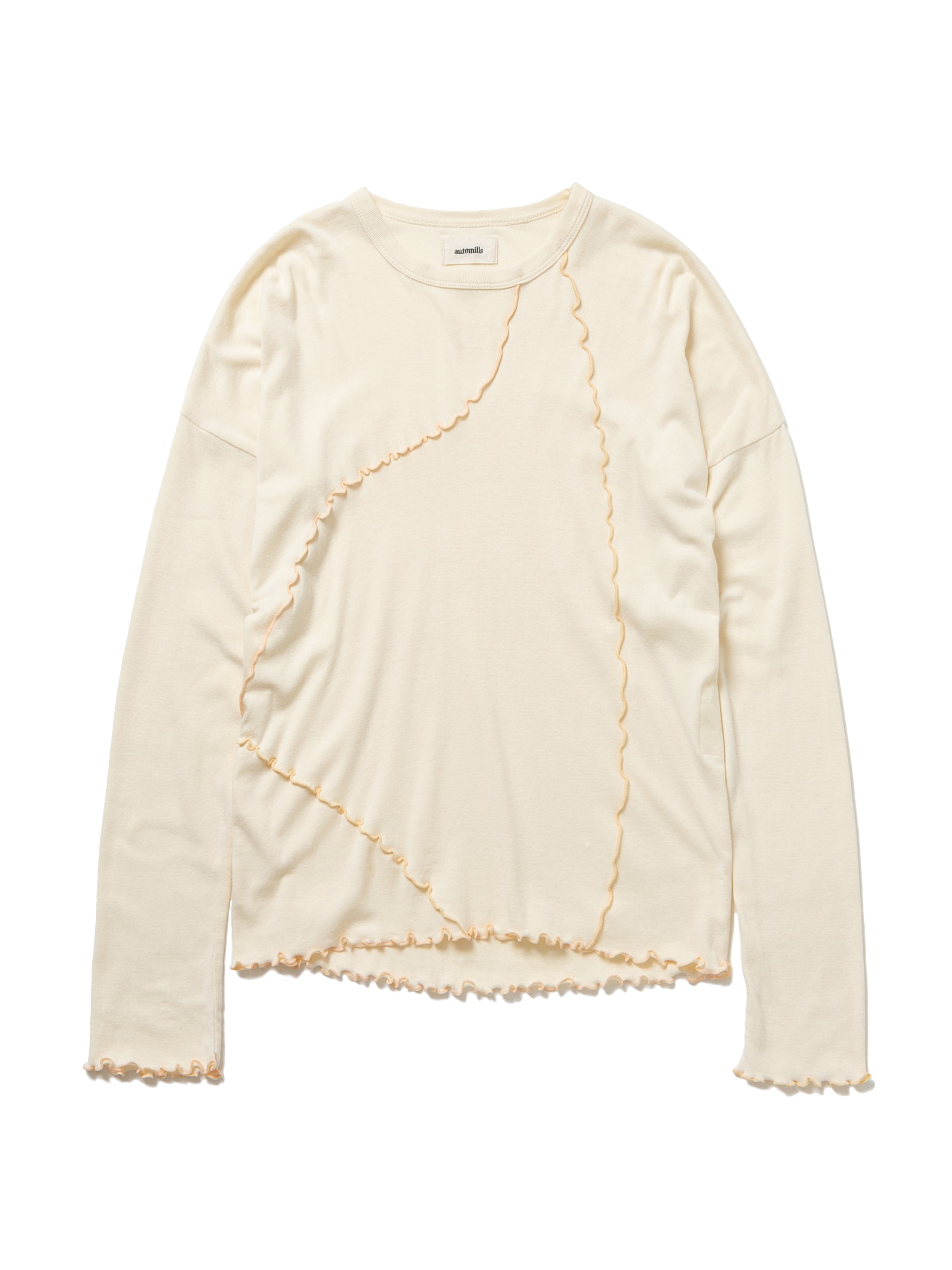 LOVER L/S TEE ORGANIC COTTON STRETCH JERSEY AM-C0101 Cream