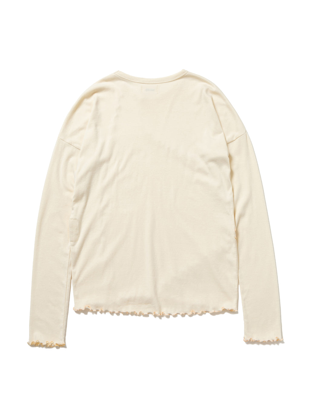 LOVER L/S TEE ORGANIC COTTON STRETCH JERSEY AM-C0101 Cream