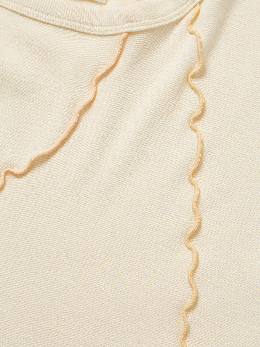 LOVER L/S TEE ORGANIC COTTON STRETCH JERSEY AM-C0101 Cream