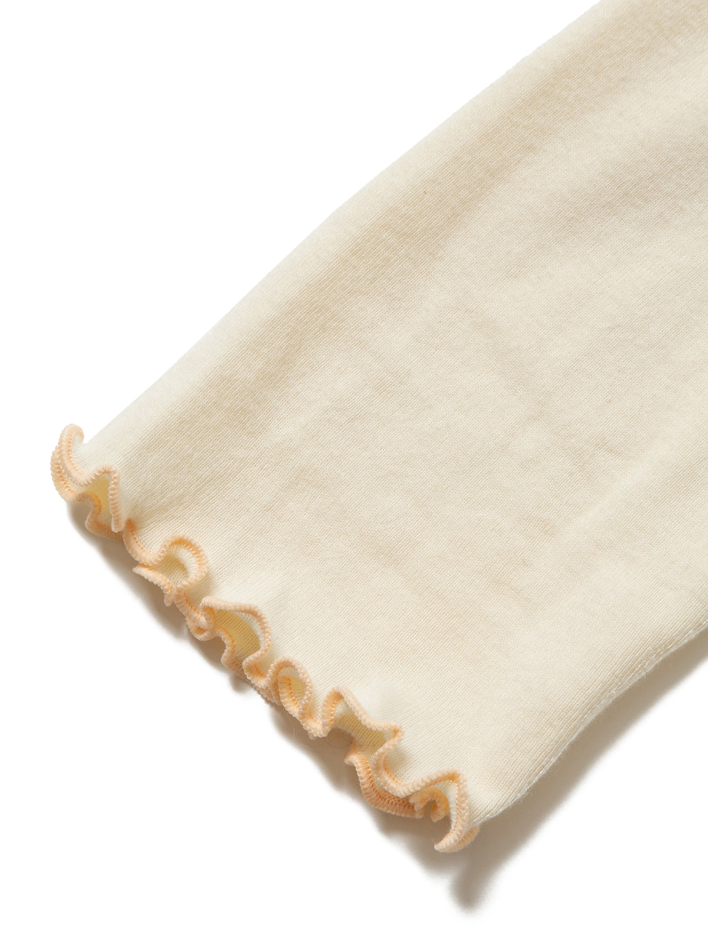 LOVER L/S TEE ORGANIC COTTON STRETCH JERSEY AM-C0101 Cream