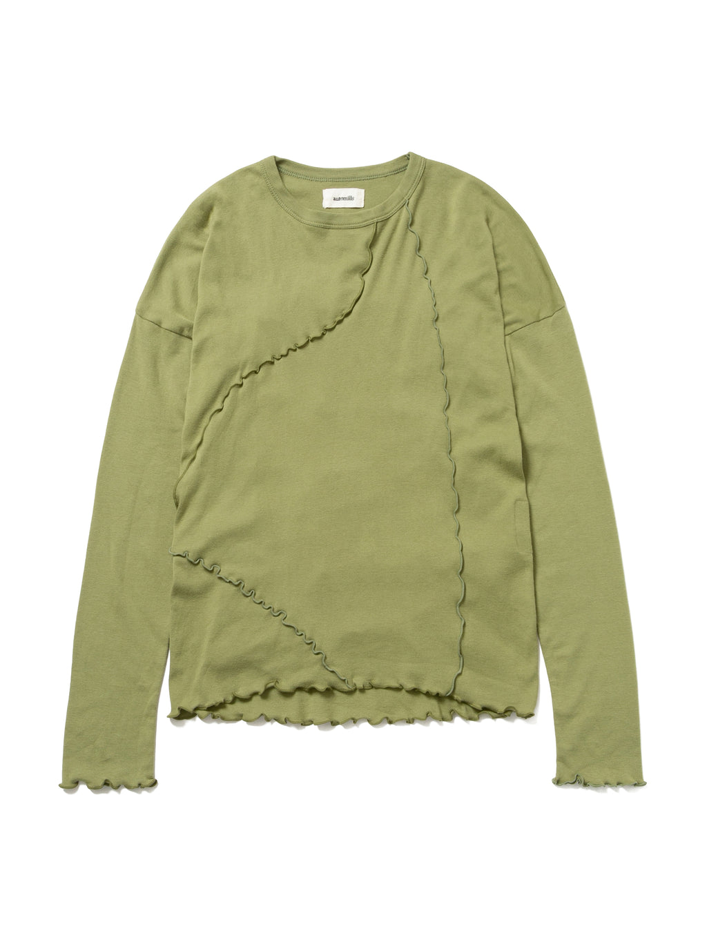 LOVER L/S TEE ORGANIC COTTON STRETCH JERSEY AM-C0101 Olive