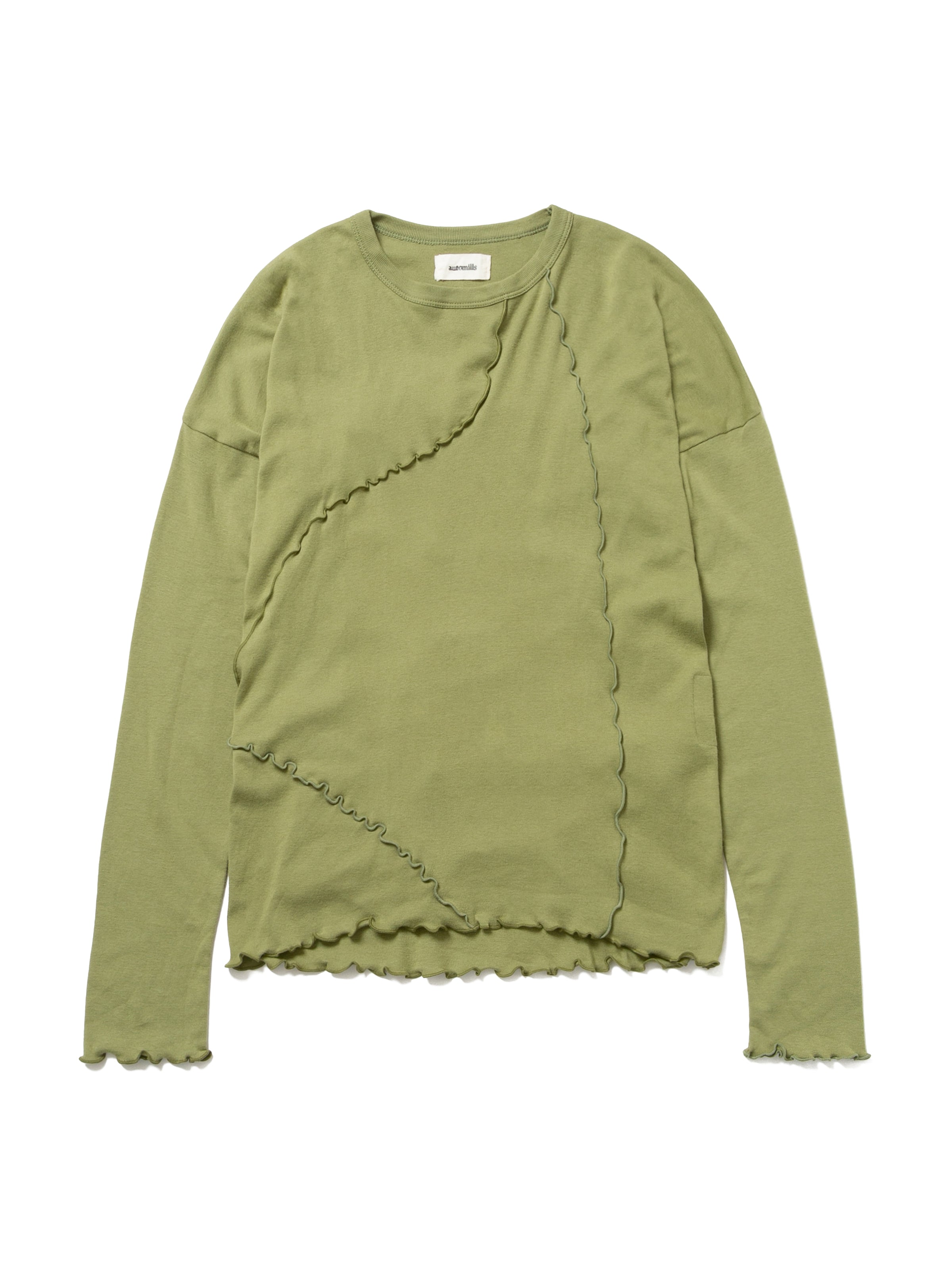 LOVER L/S TEE ORGANIC COTTON STRETCH JERSEY AM-C0101 Olive