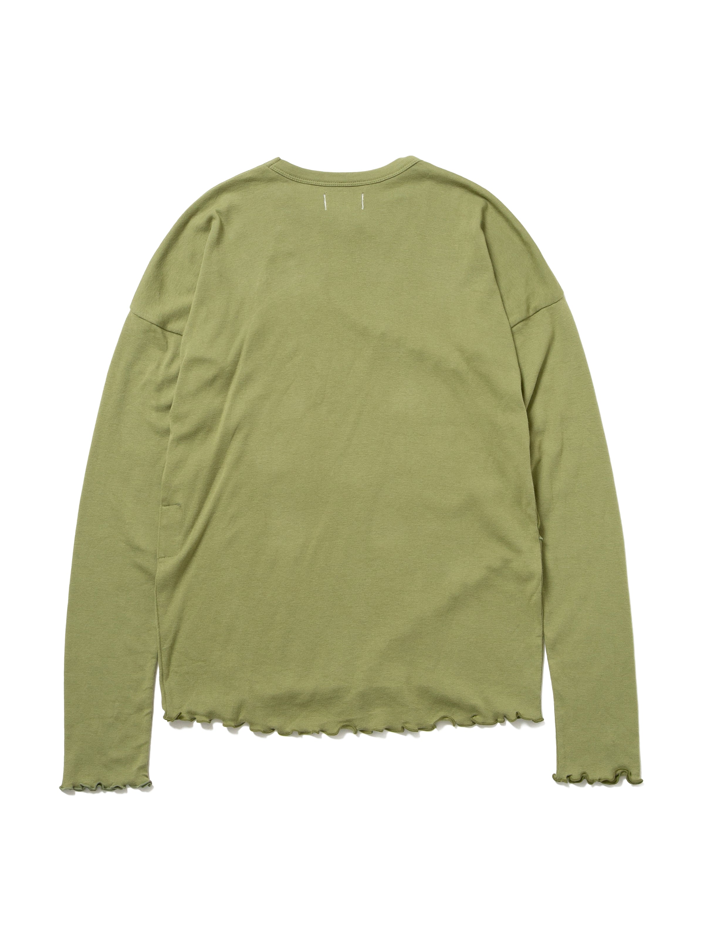 LOVER L/S TEE ORGANIC COTTON STRETCH JERSEY AM-C0101 Olive