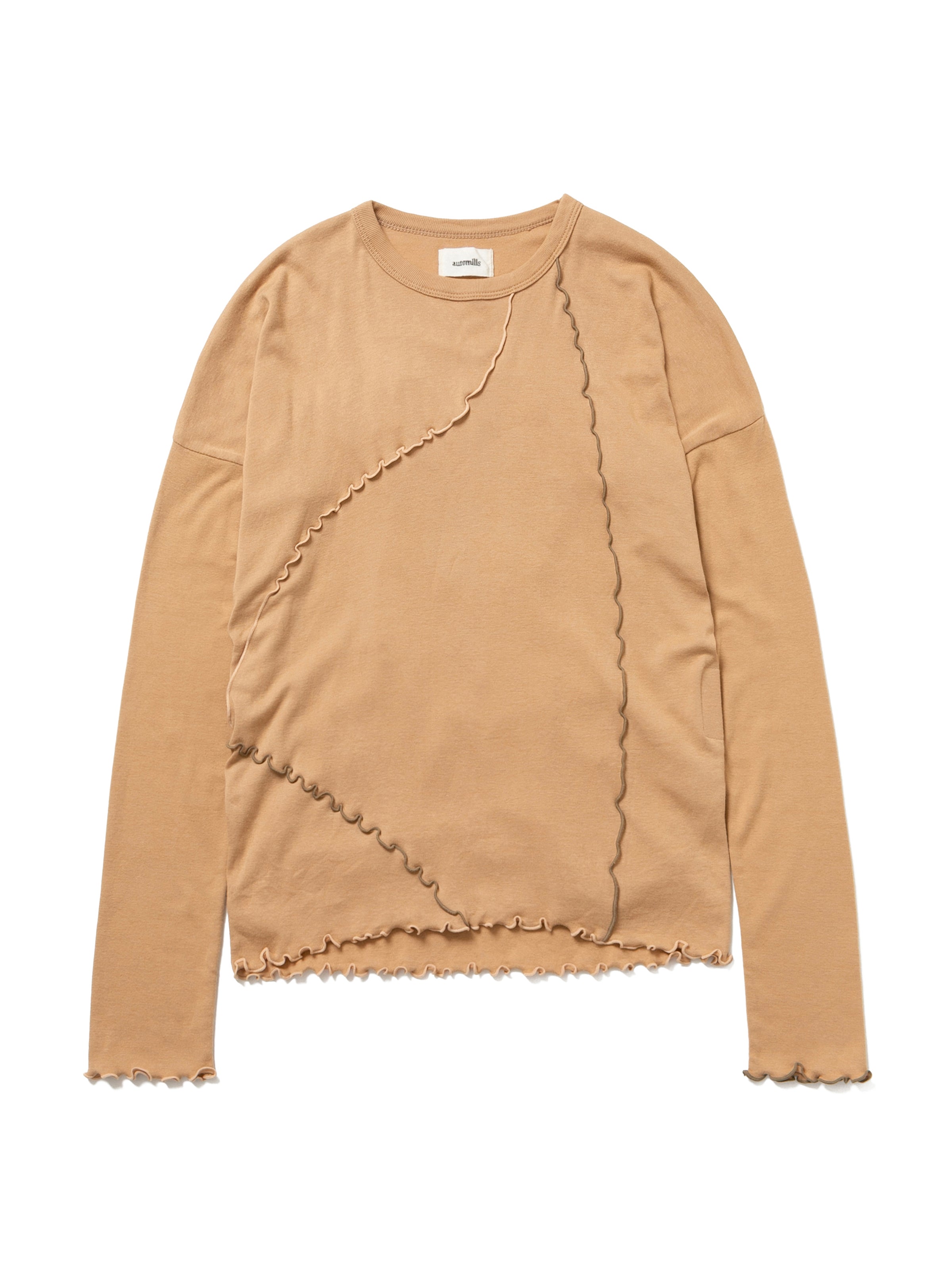 LOVER L/S TEE ORGANIC COTTON STRETCH JERSEY AM-C0101 Beige