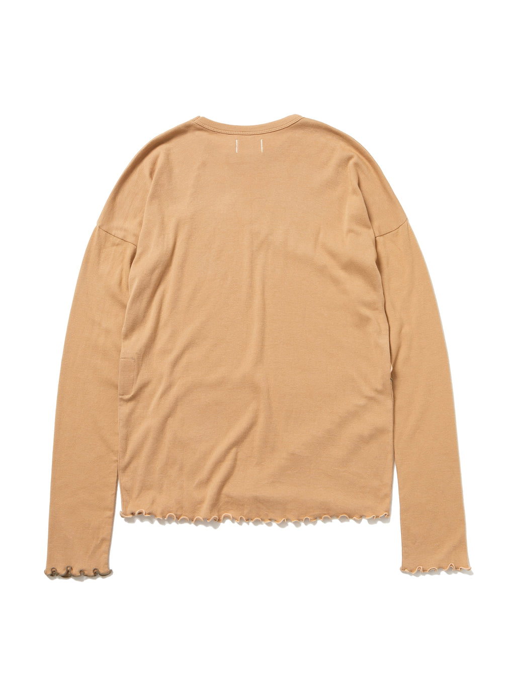 LOVER L/S TEE ORGANIC COTTON STRETCH JERSEY AM-C0101 Beige