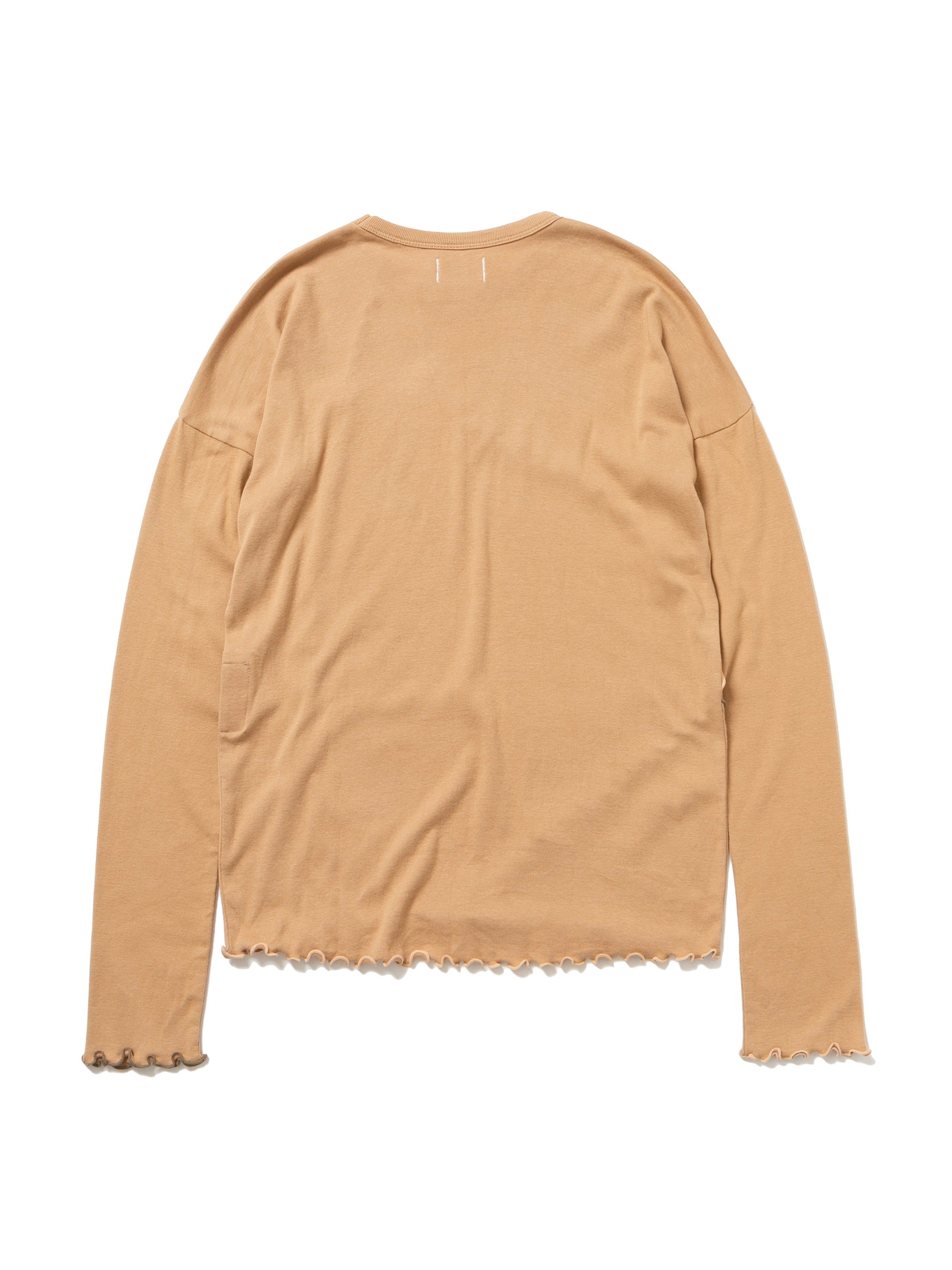 LOVER L/S TEE ORGANIC COTTON STRETCH JERSEY AM-C0101 Beige