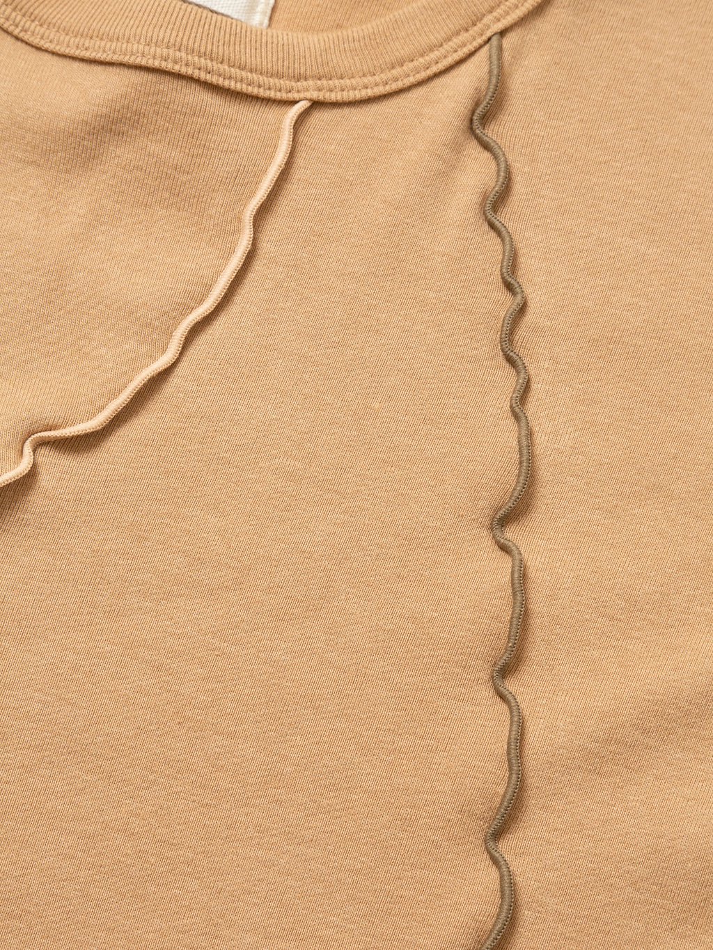 LOVER L/S TEE ORGANIC COTTON STRETCH JERSEY AM-C0101 Beige