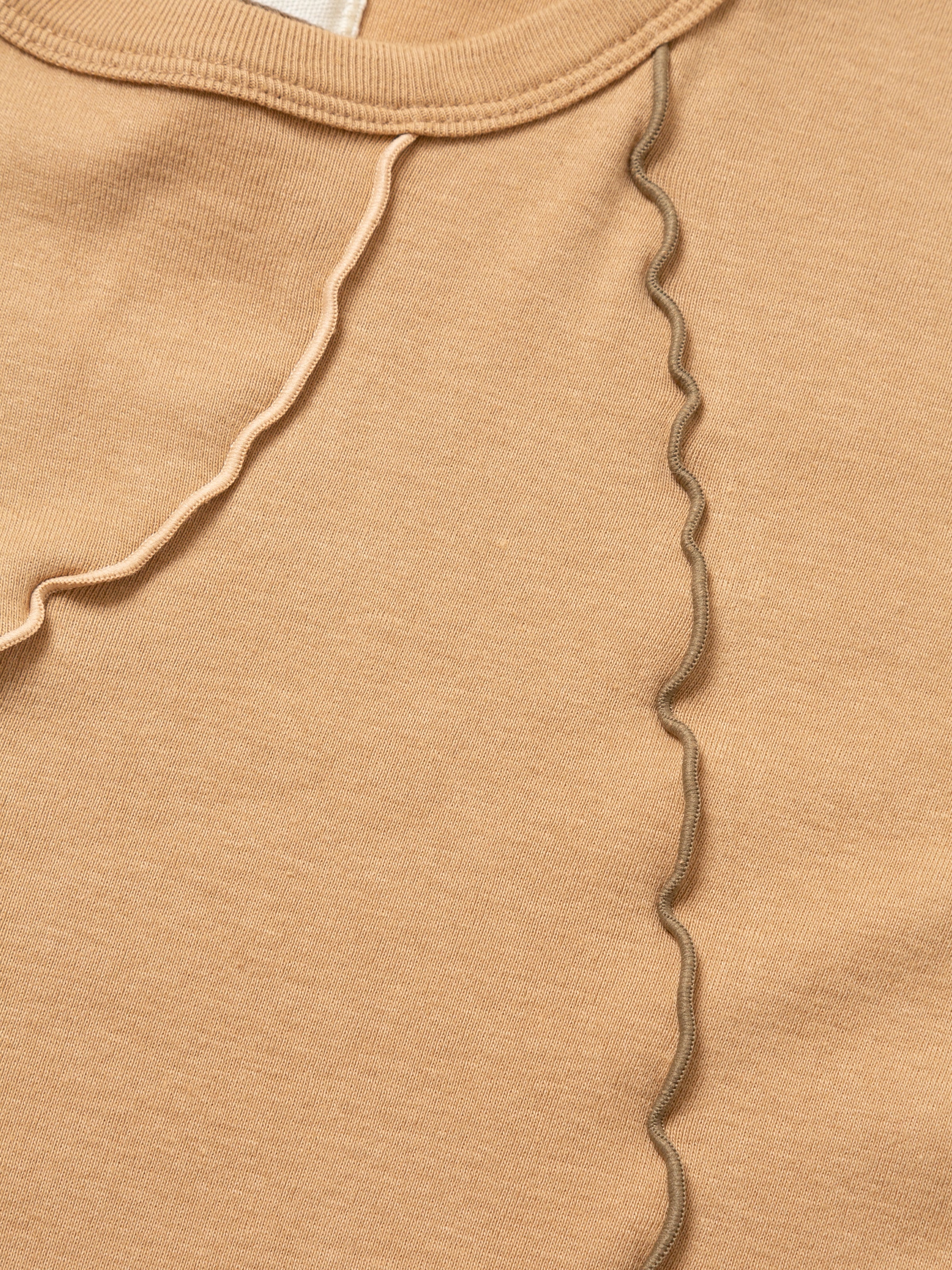 LOVER L/S TEE ORGANIC COTTON STRETCH JERSEY AM-C0101 Beige