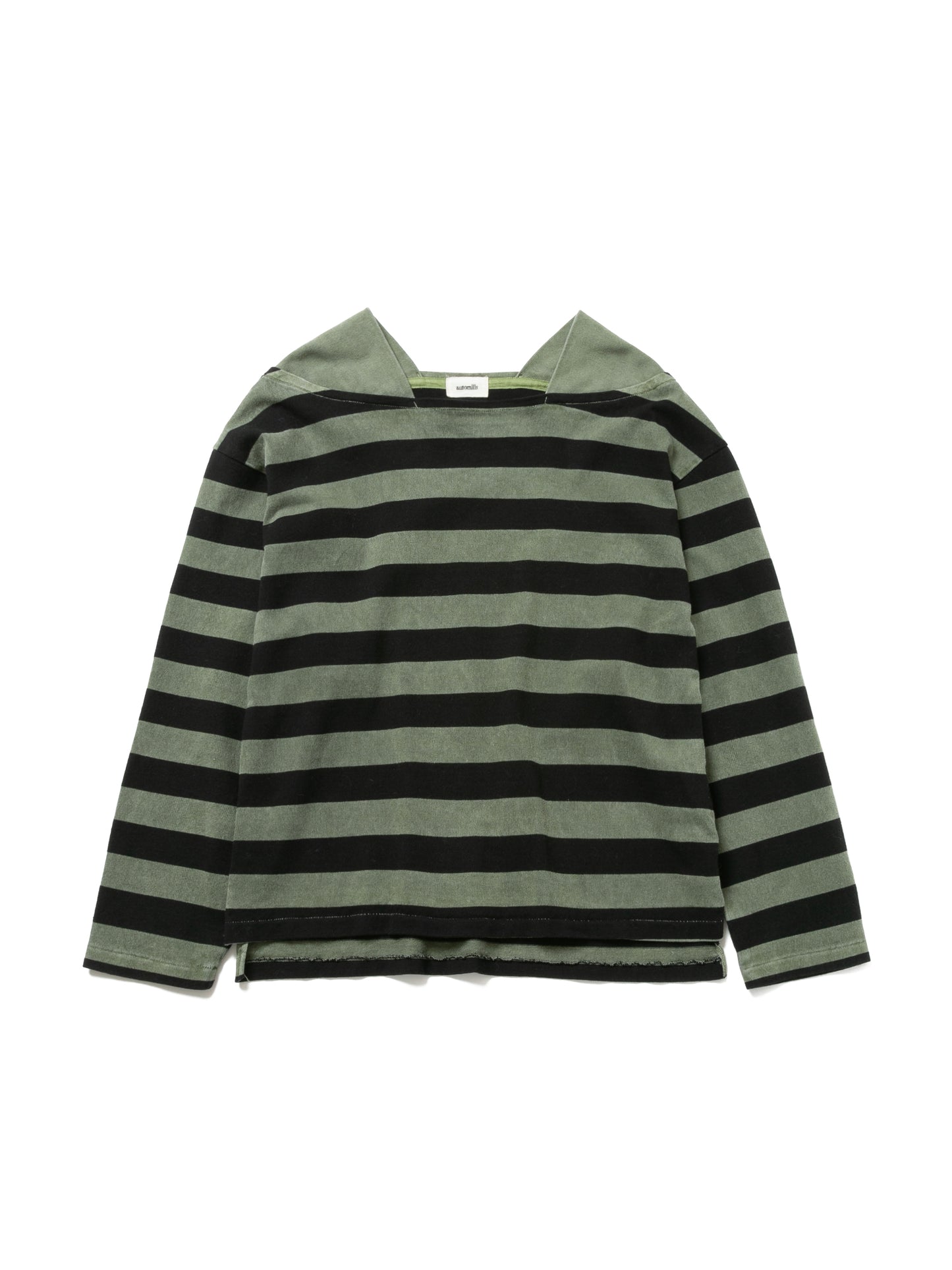 BAGGY BOAT L/S TEE COTTON BORDER JERSEY AM-C0103 Olive